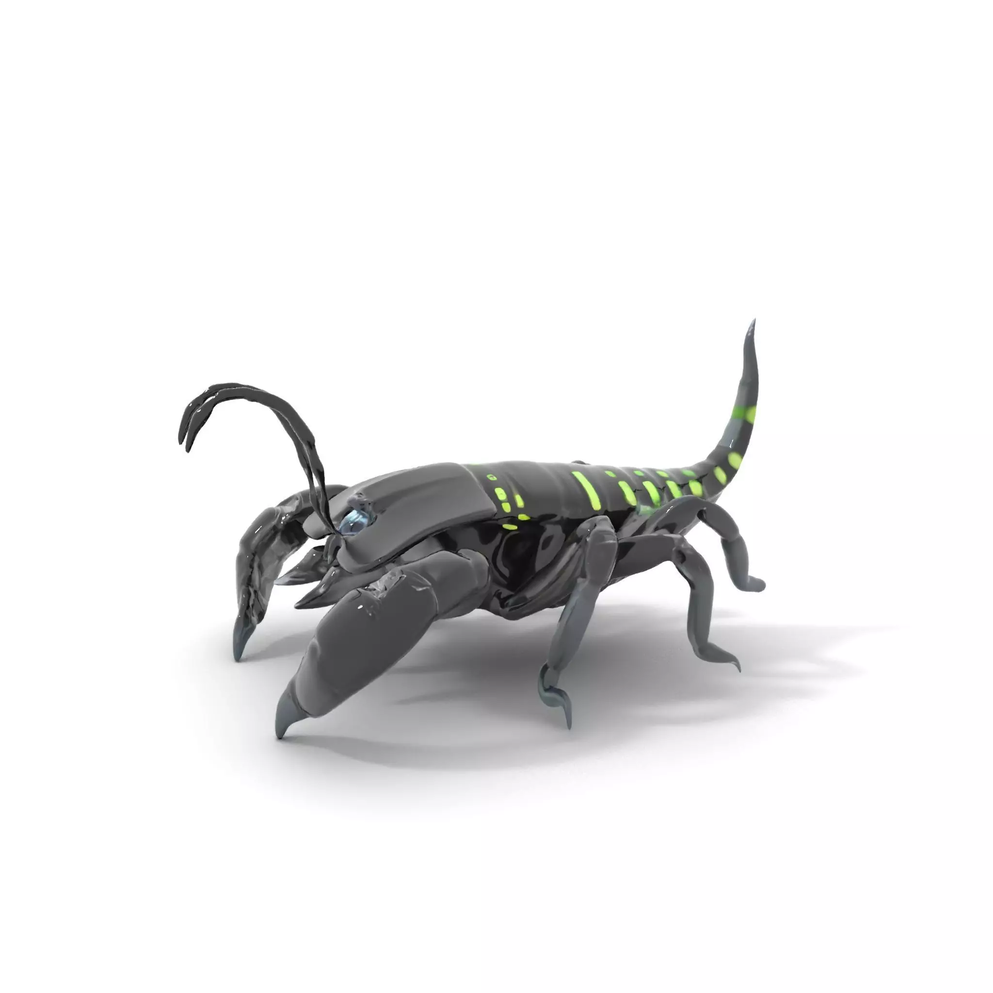 Cyber Scorpion Neon model pack Low-poly 3D model_0