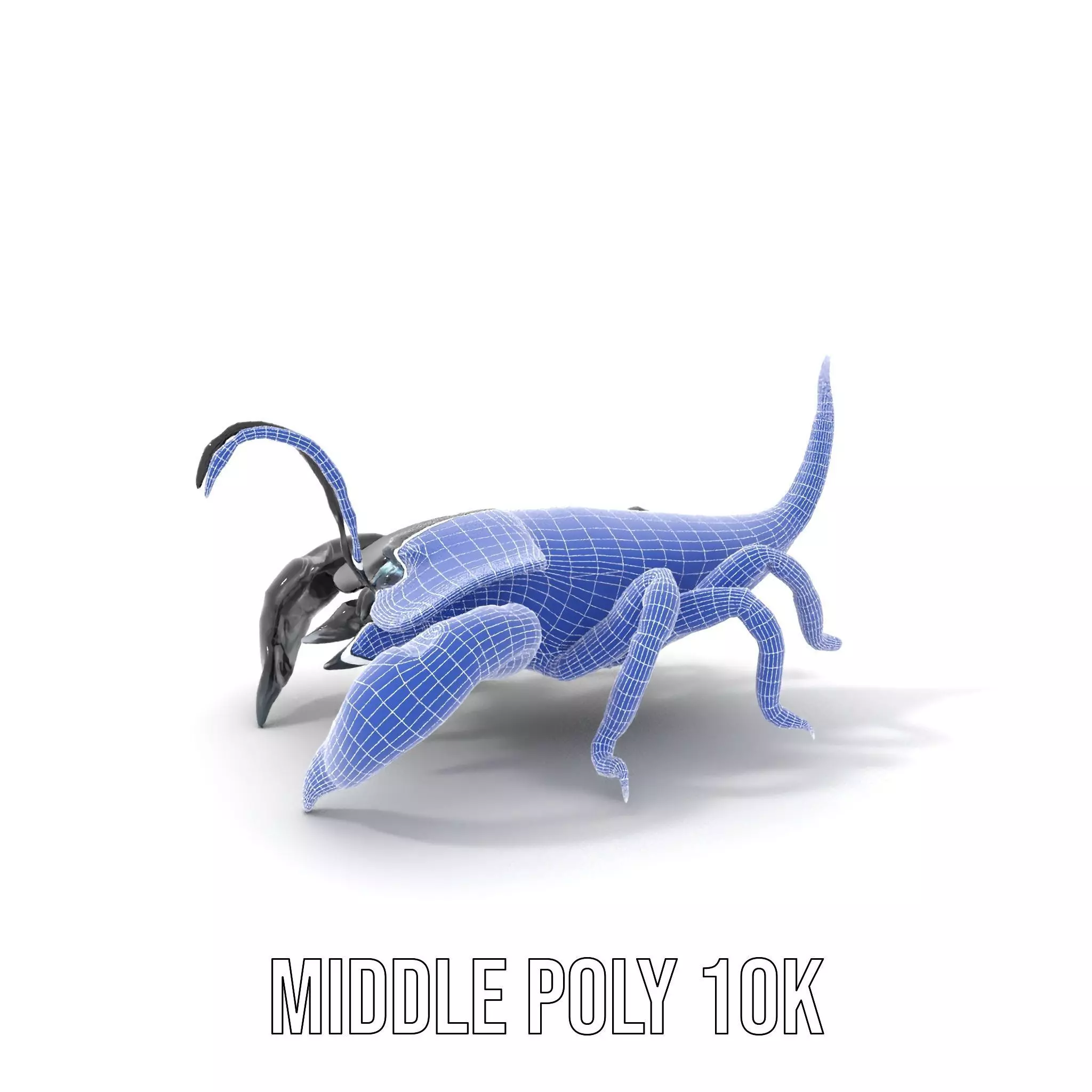 Cyber Scorpion Neon model pack Low-poly 3D model_11