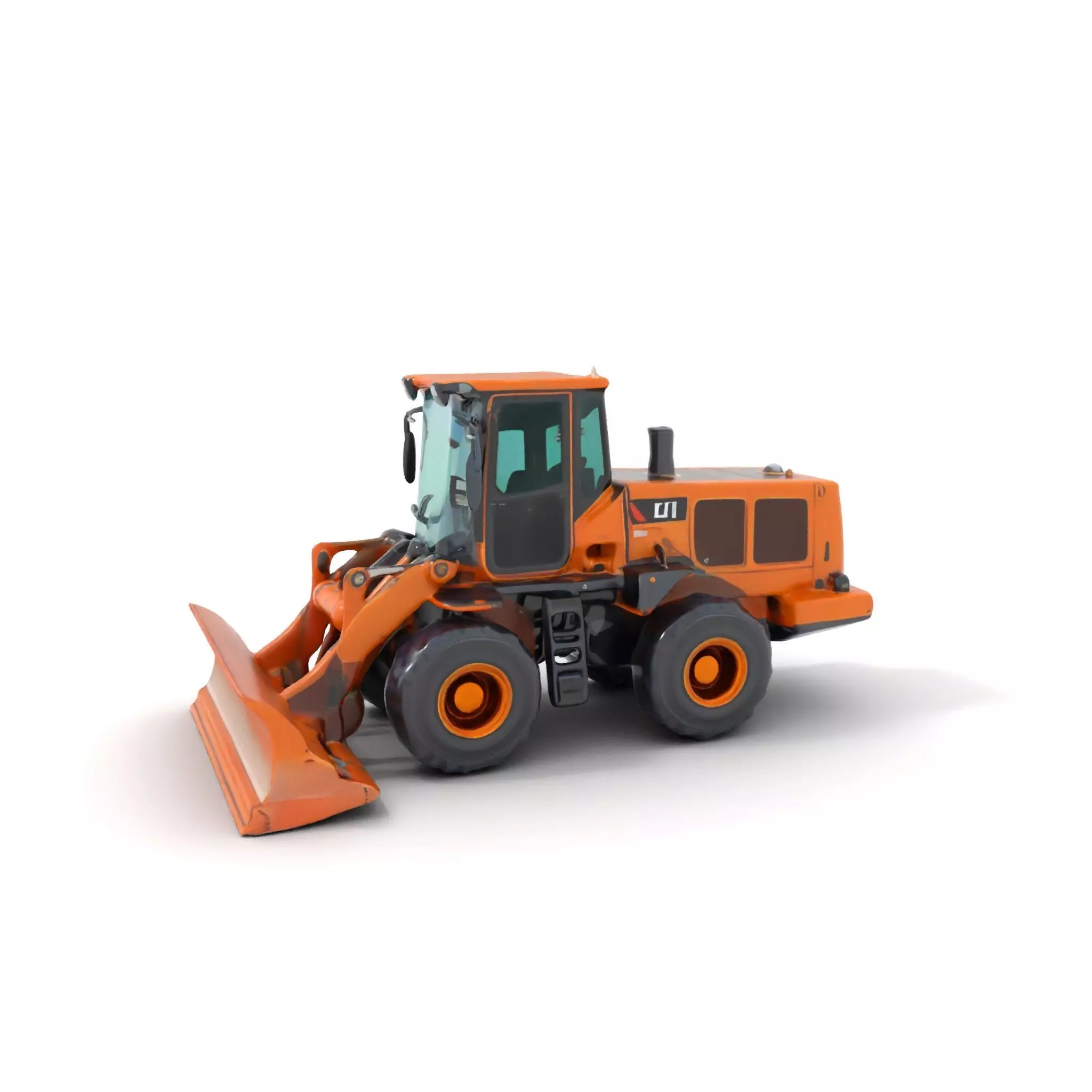 Caterpillar Bulldozer model pack Low-poly 3D model_0