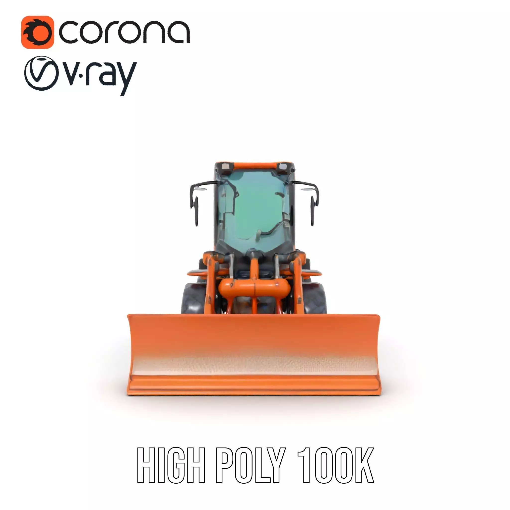 Caterpillar Bulldozer model pack Low-poly 3D model_20
