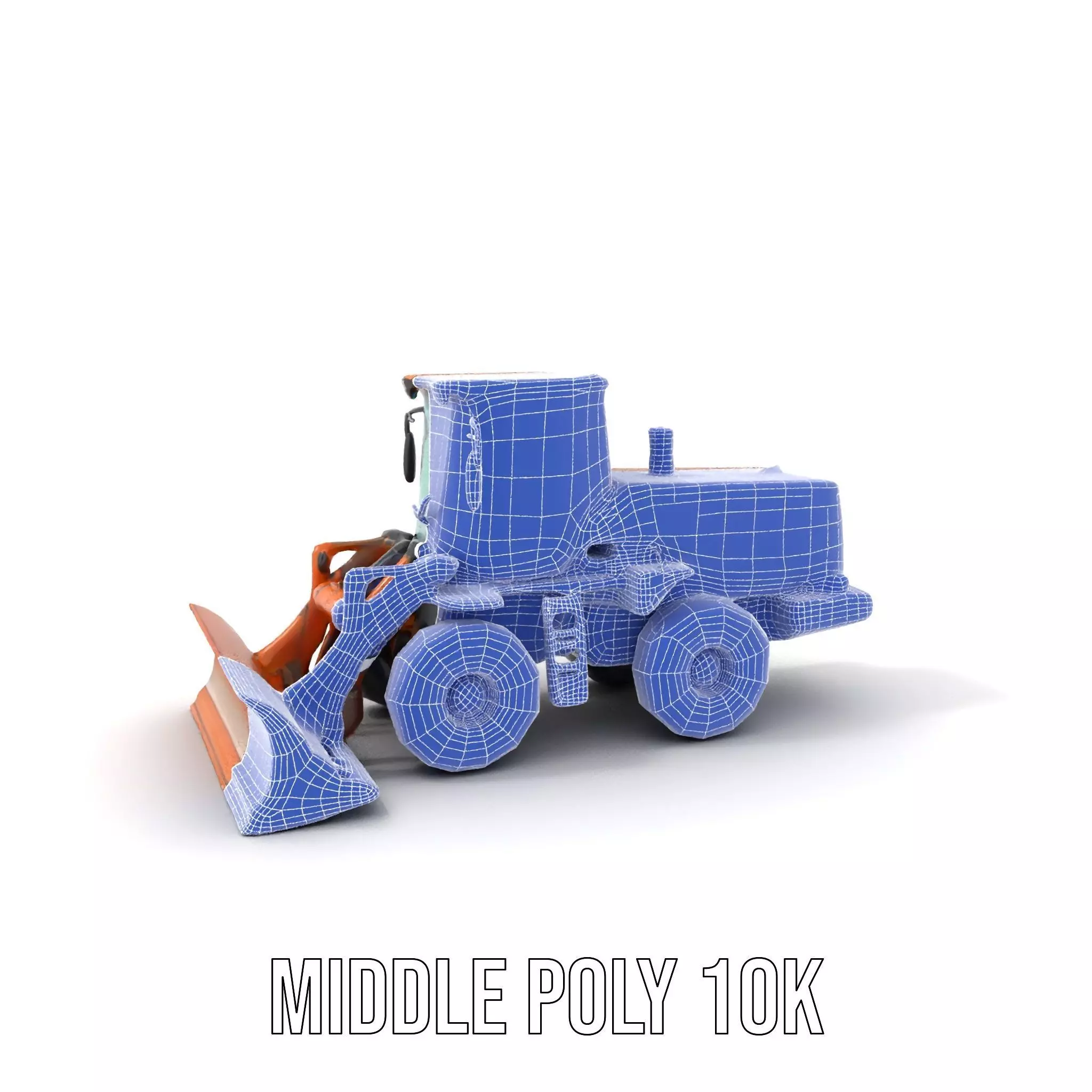 Caterpillar Bulldozer model pack Low-poly 3D model_18