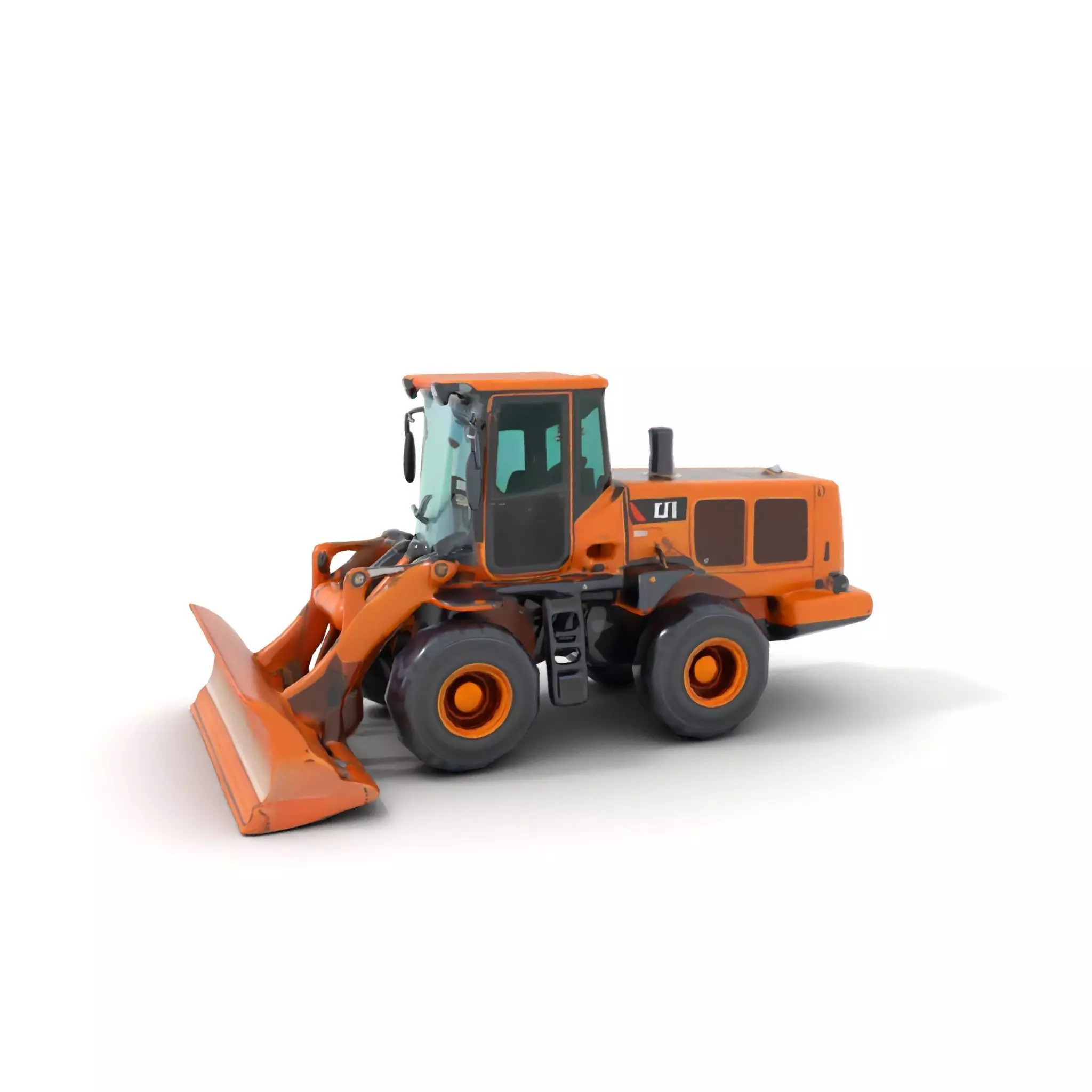 Caterpillar Bulldozer model pack Low-poly 3D model_5