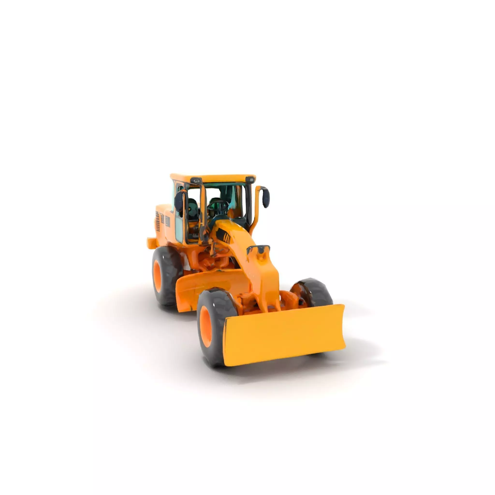 Vibrant Bulldozer model pack Low-poly 3D model_11