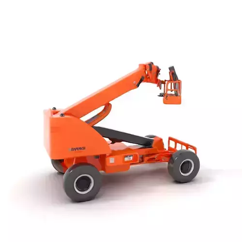 Orange Boom Lift model pack Low-poly 3D model Orange Boom Lift model pack Low-poly 3D model