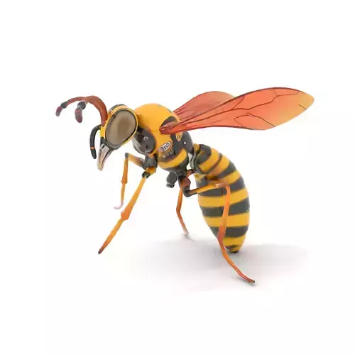 Vibrant Wasp Drone model pack