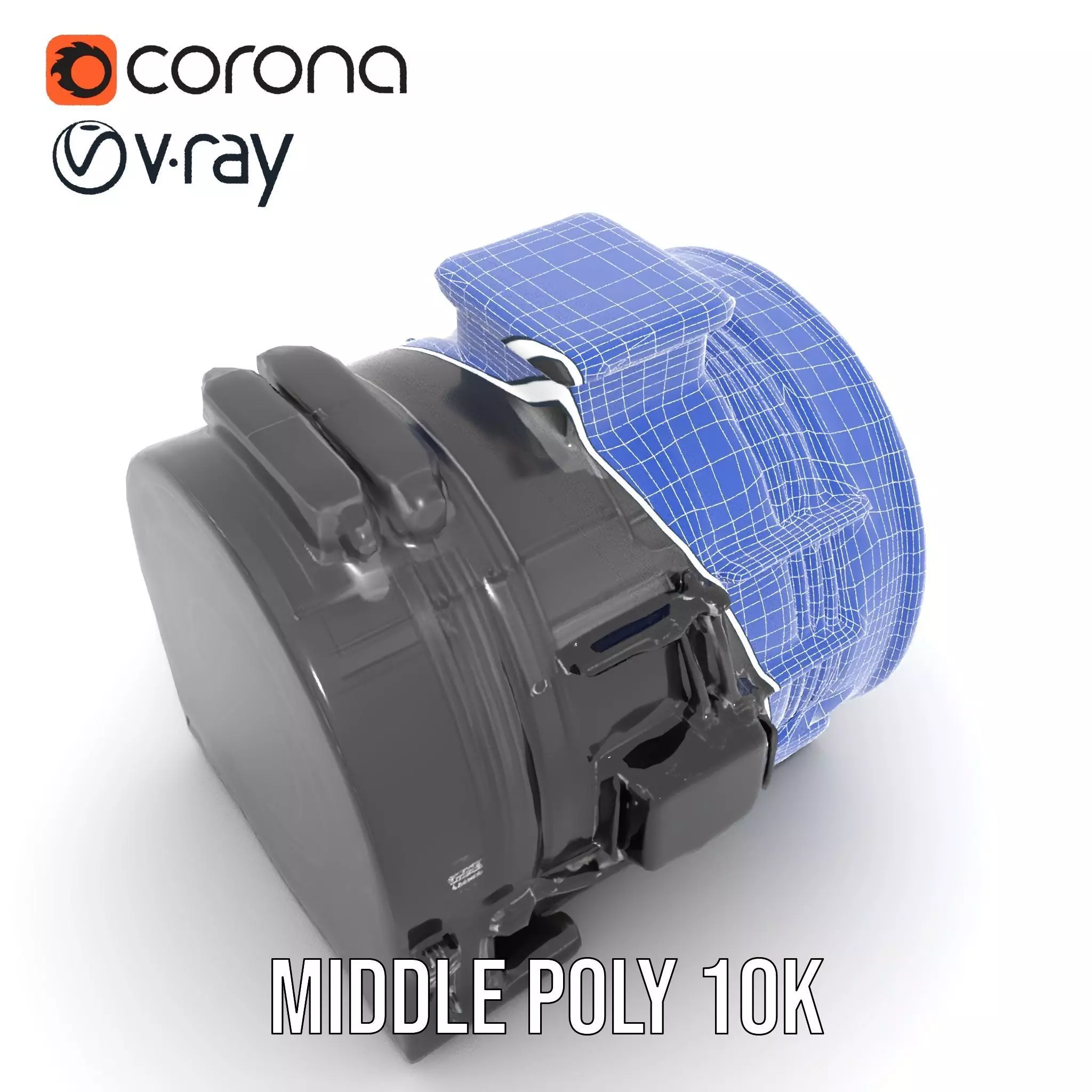 Industrial Generator model pack Low-poly 3D model_29