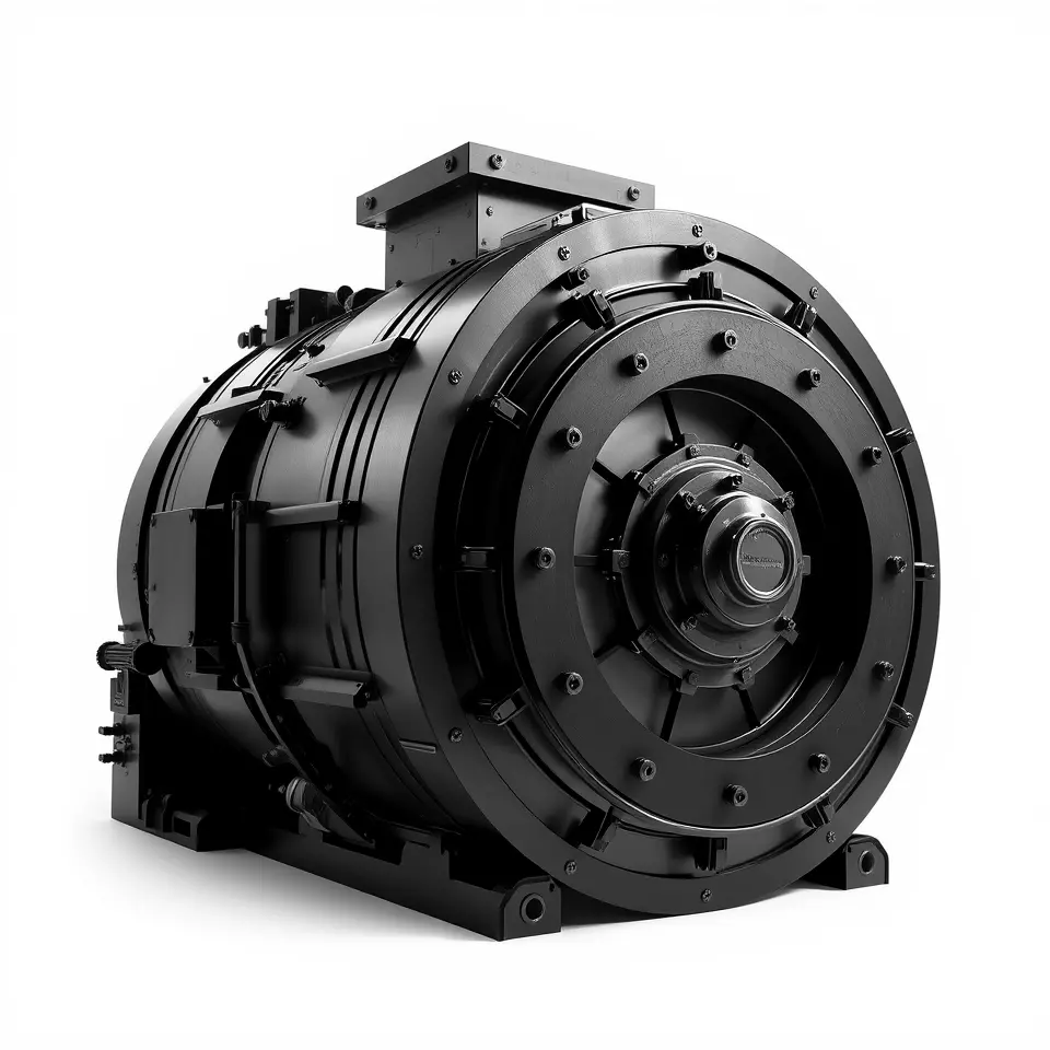 Industrial Generator model pack Low-poly 3D model_2