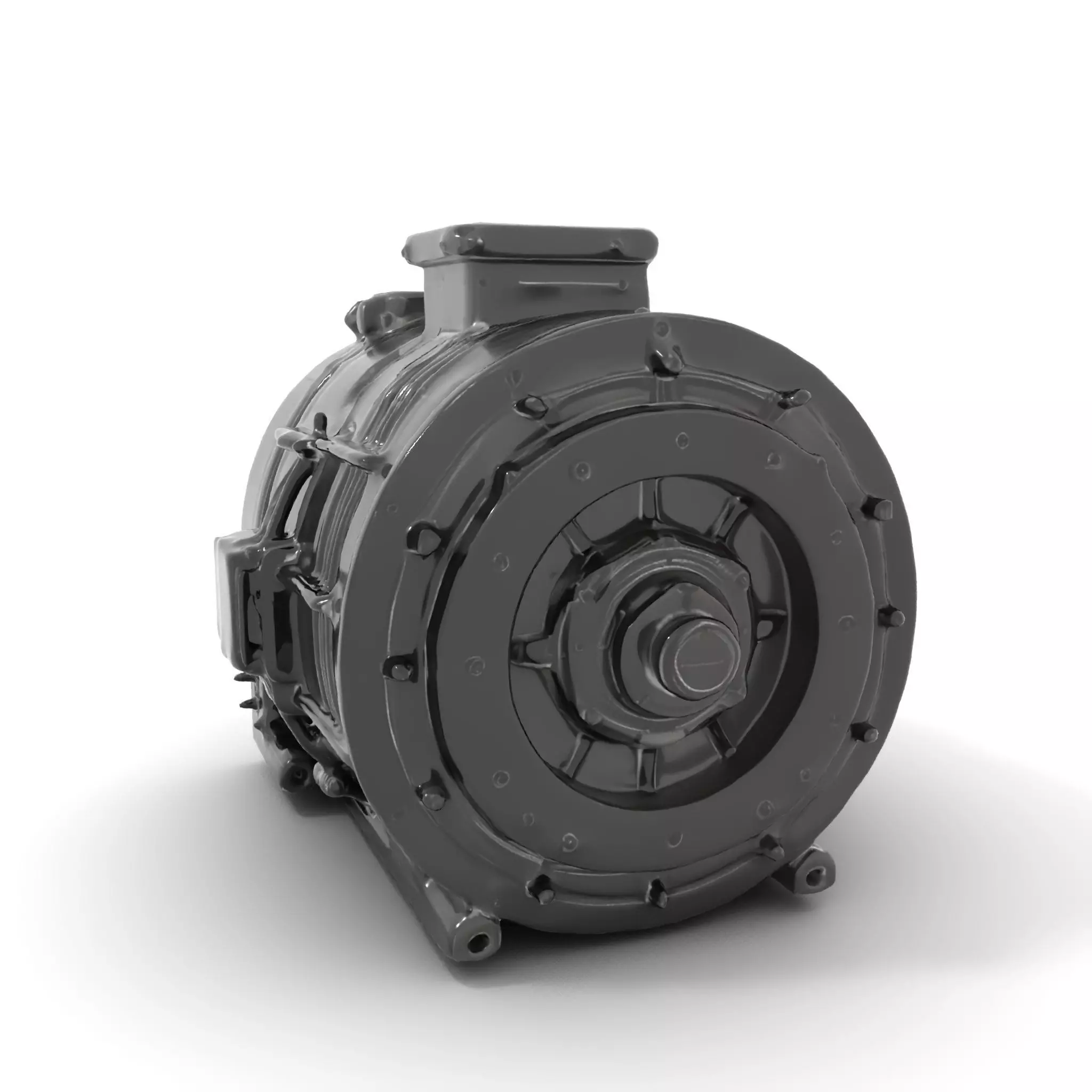Industrial Generator model pack Low-poly 3D model_0