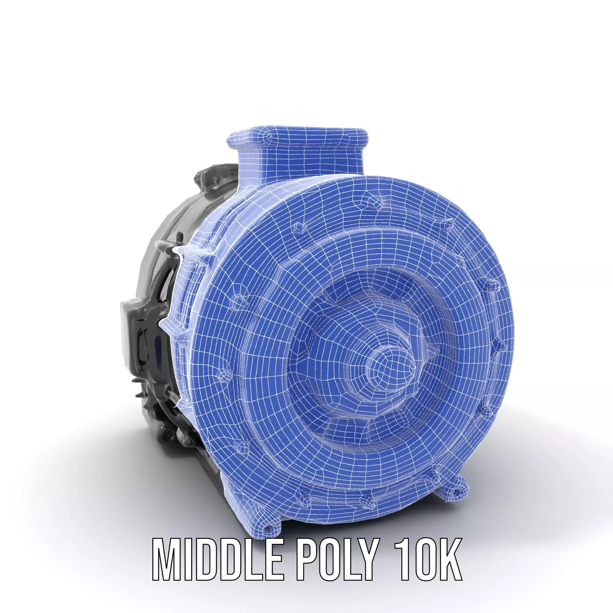Industrial Generator model pack Low-poly 3D model_22
