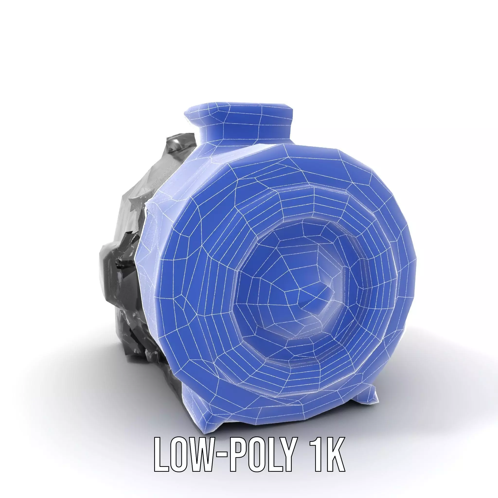 Industrial Generator model pack Low-poly 3D model_25