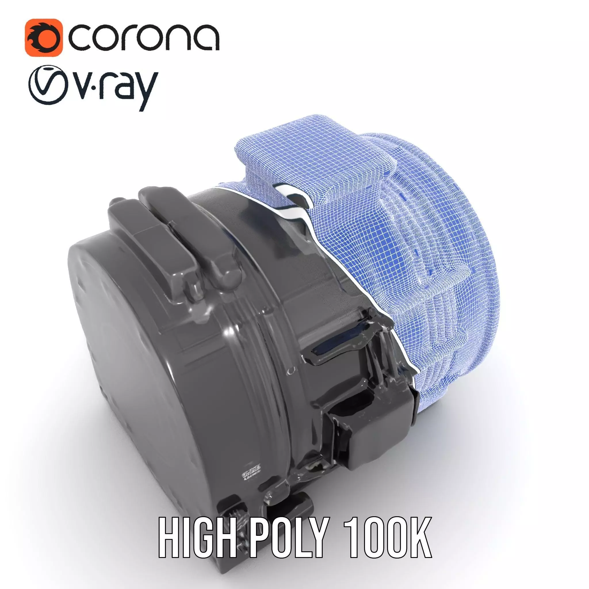 Industrial Generator model pack Low-poly 3D model_33