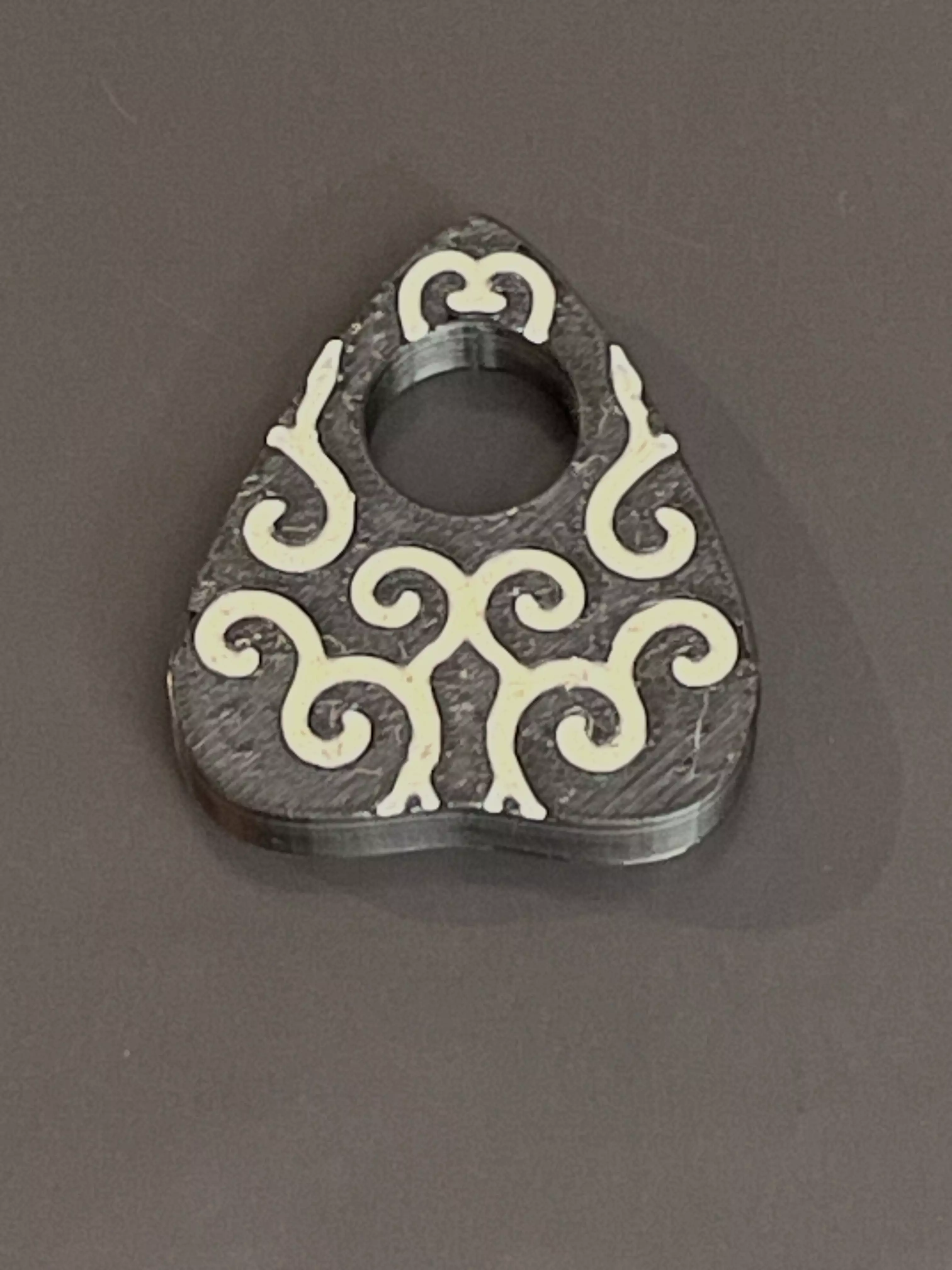 Ouija Board Functional Fridge Magnet 3D print model_5