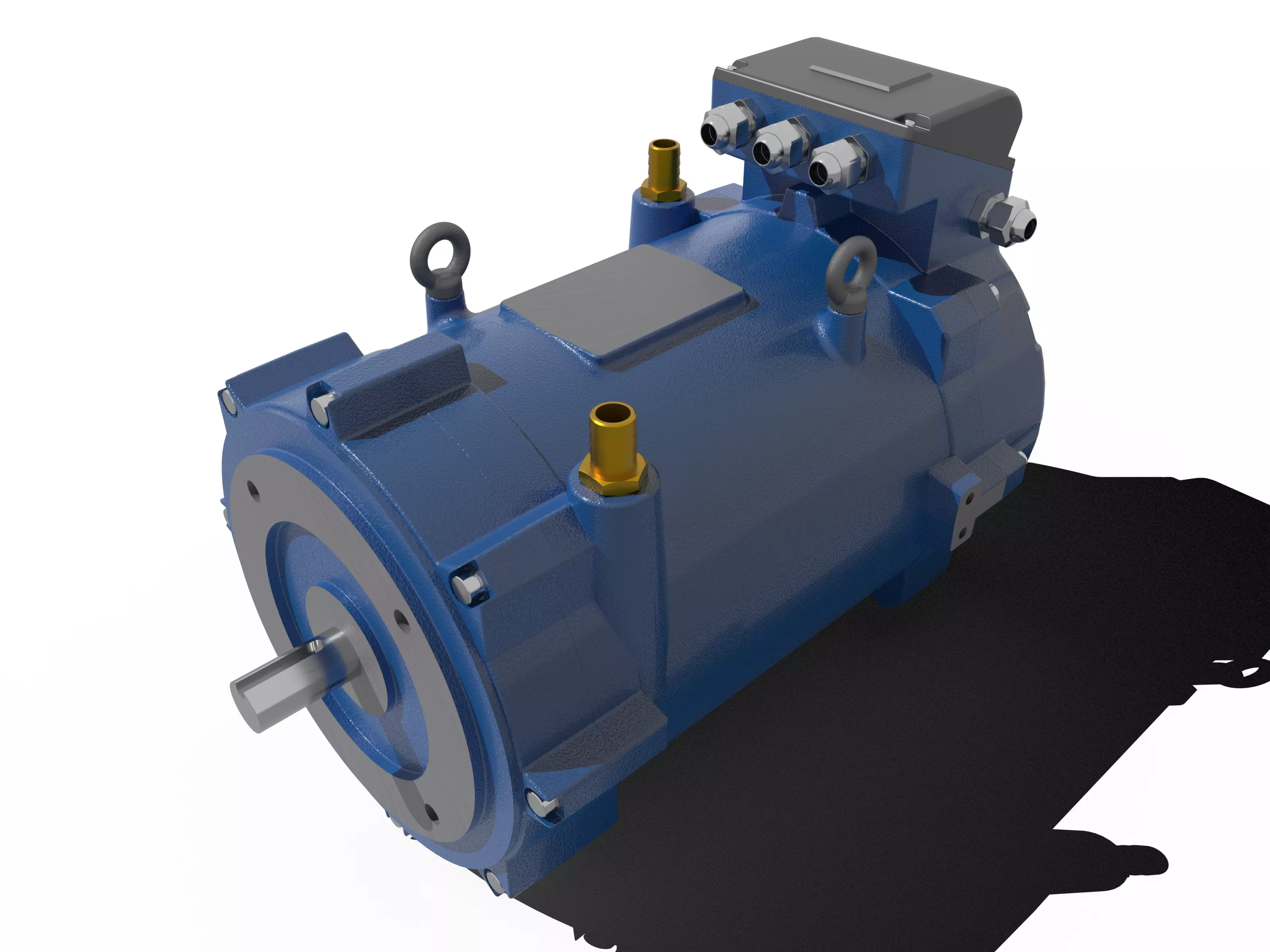 33kW Eletric Motor Free 3D model_2