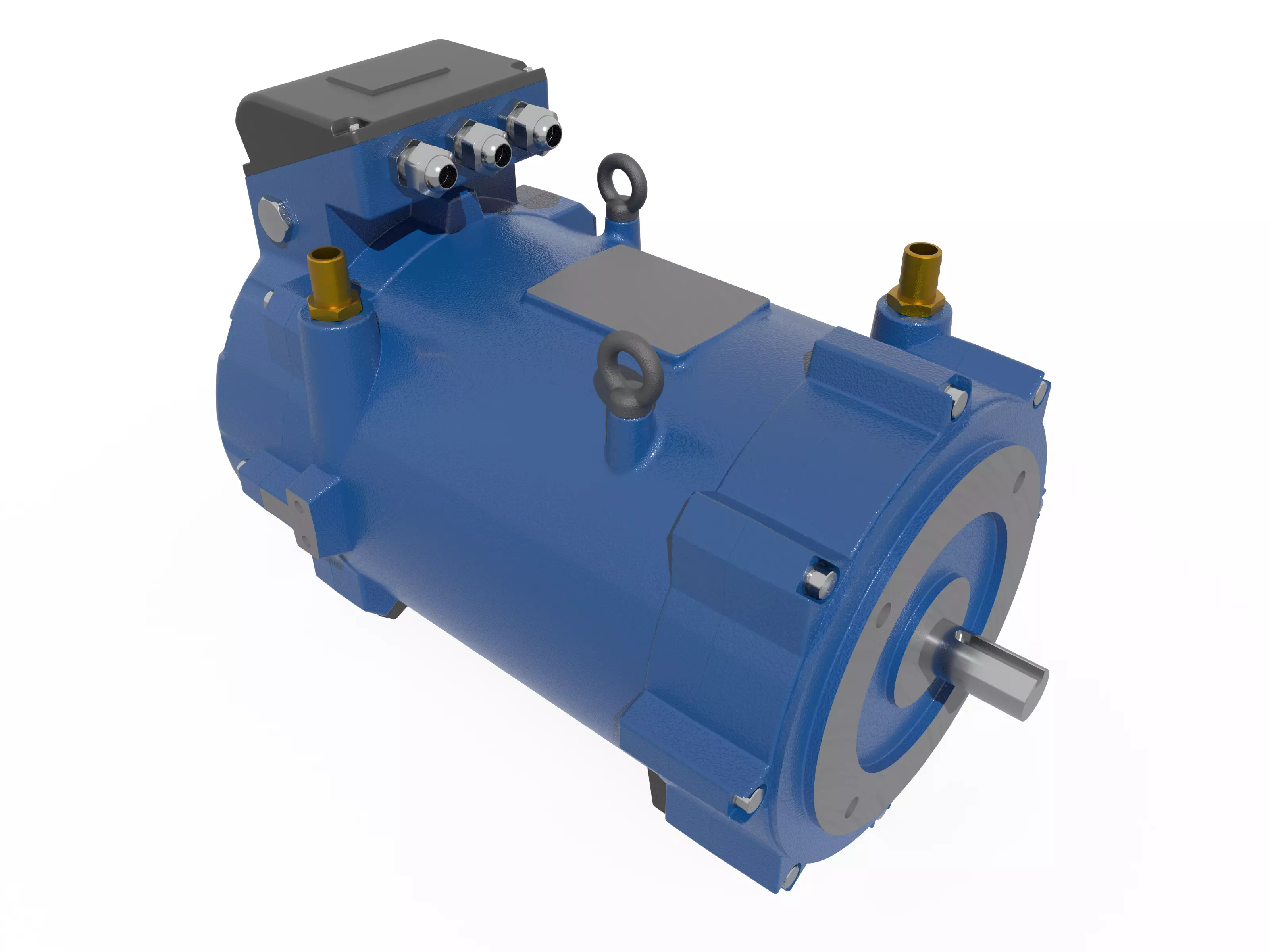 33kW Eletric Motor Free 3D model_0