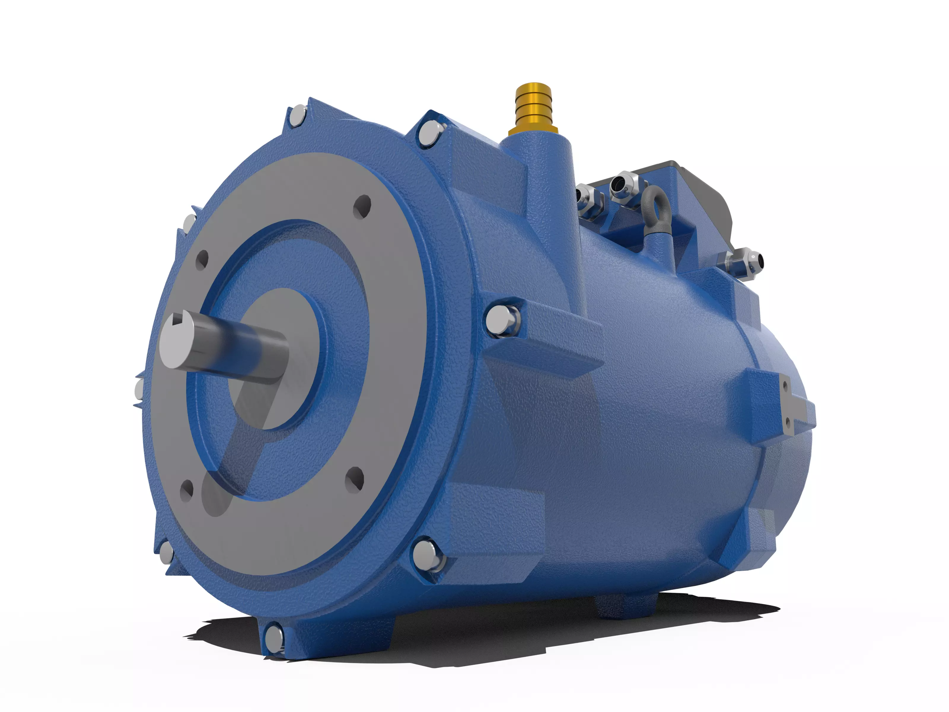 33kW Eletric Motor Free 3D model_11
