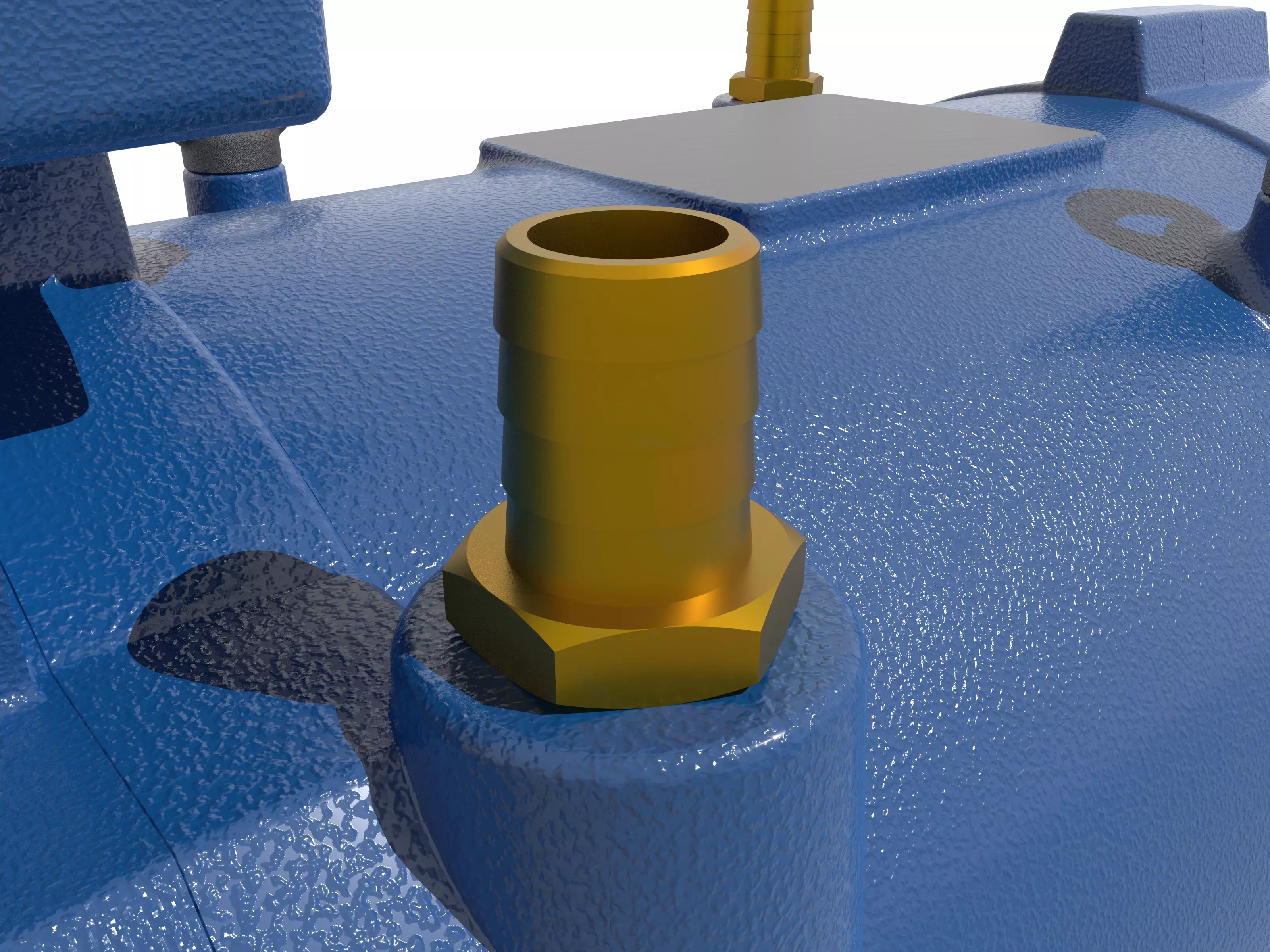 33kW Eletric Motor Free 3D model_19