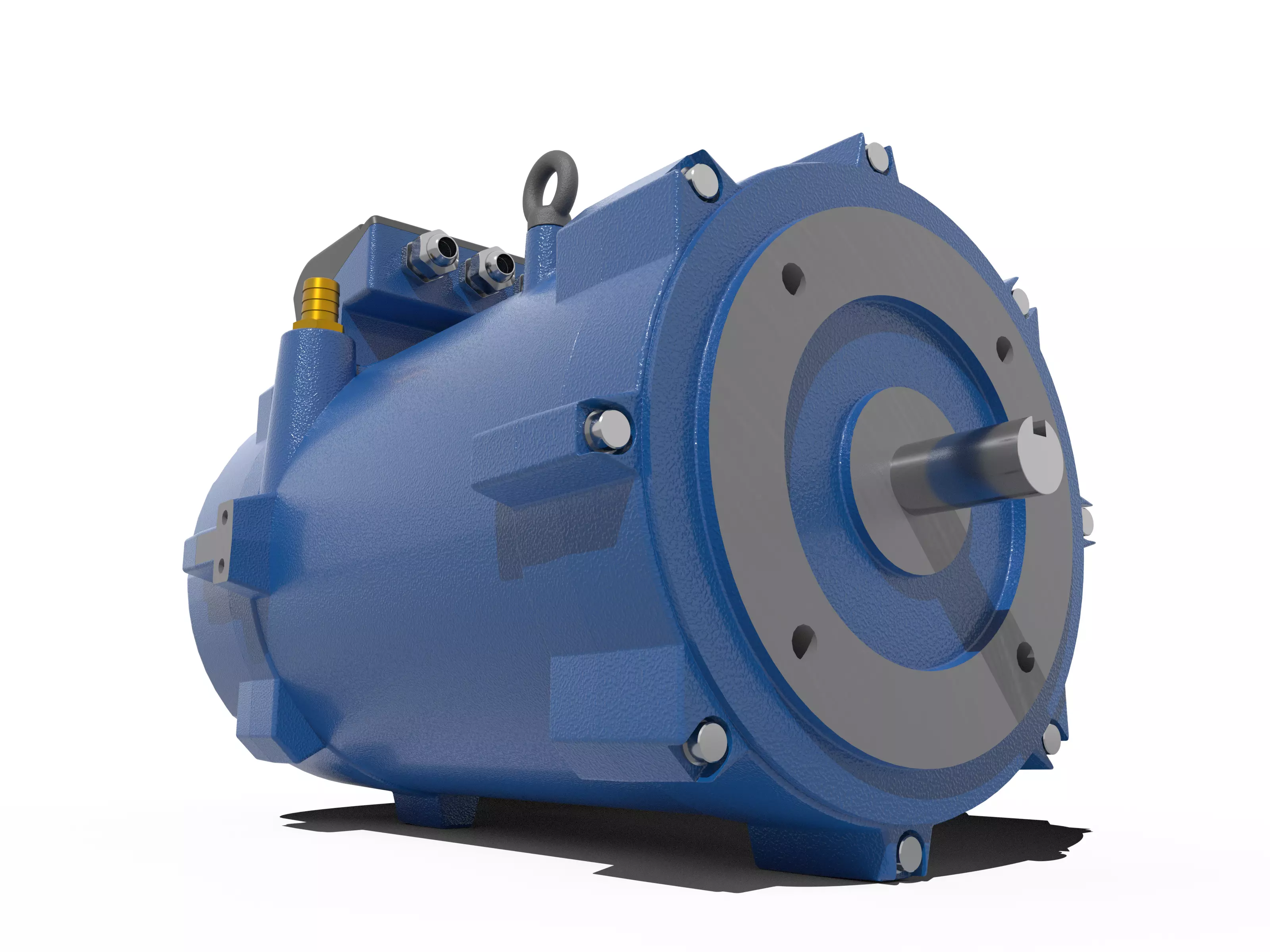 33kW Eletric Motor Free 3D model_12