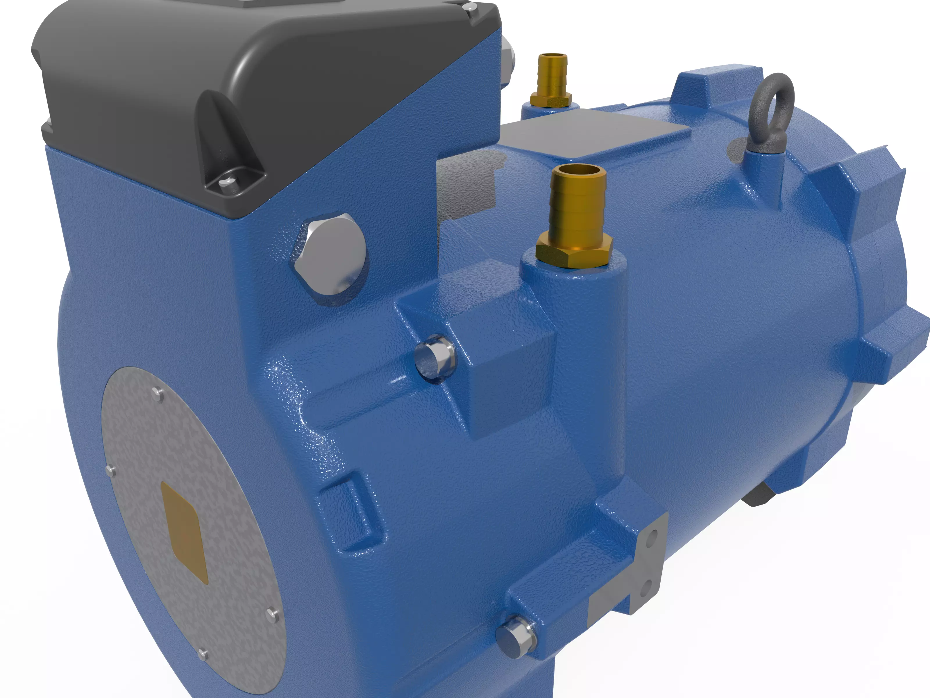 33kW Eletric Motor Free 3D model_10