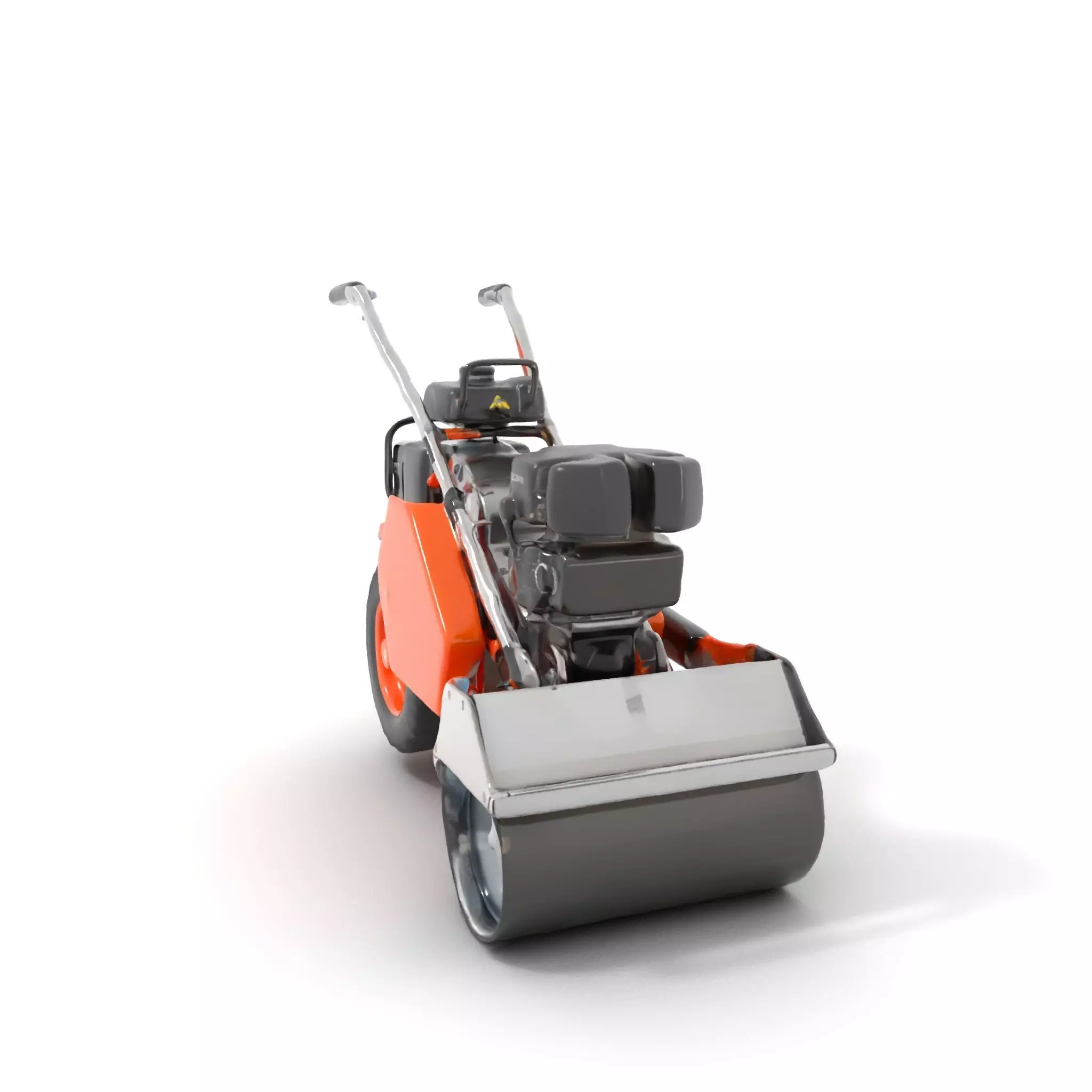 Vibrant Orange Compactor model pack Low-poly 3D model_0