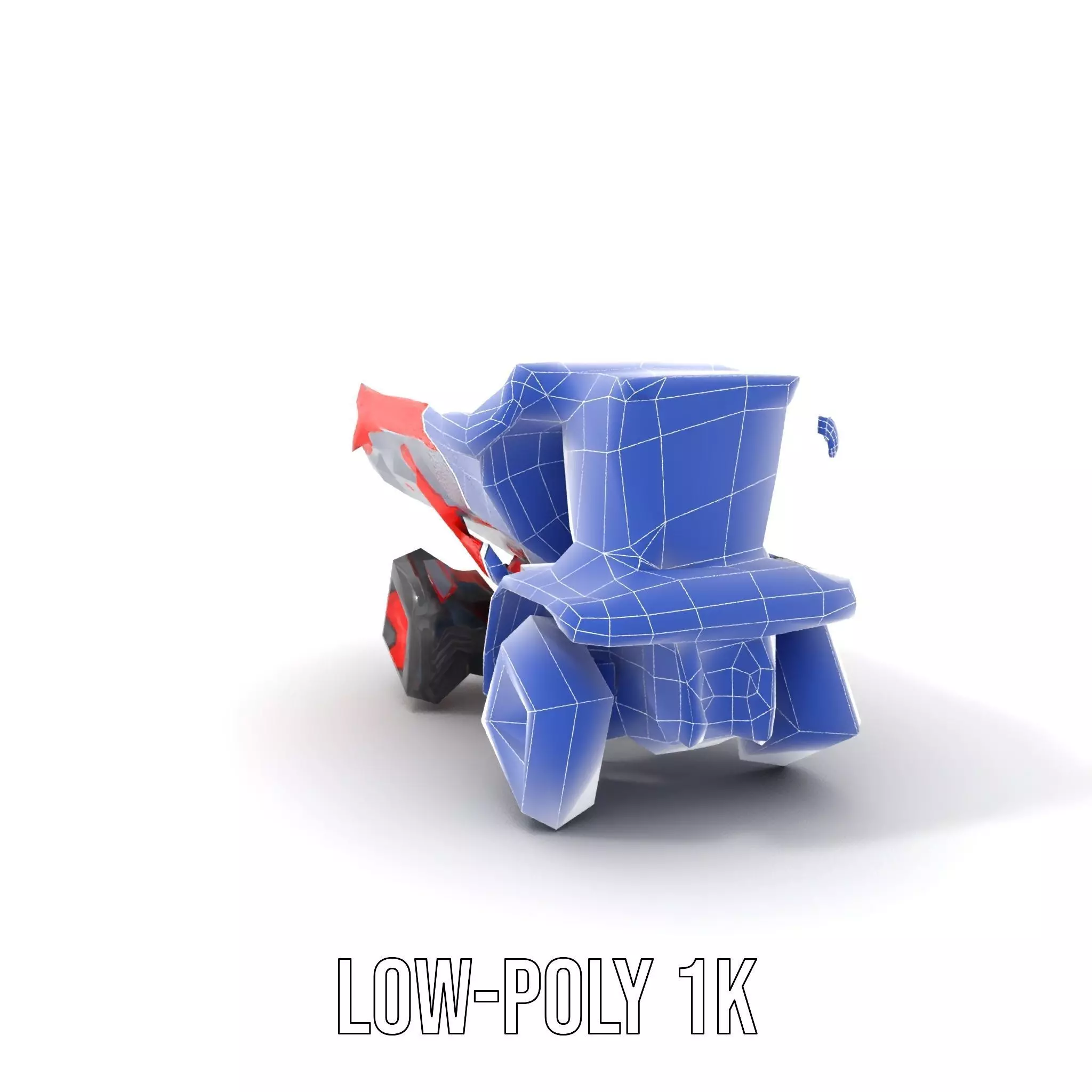 Robust Dump Truck model pack Low-poly 3D model_17