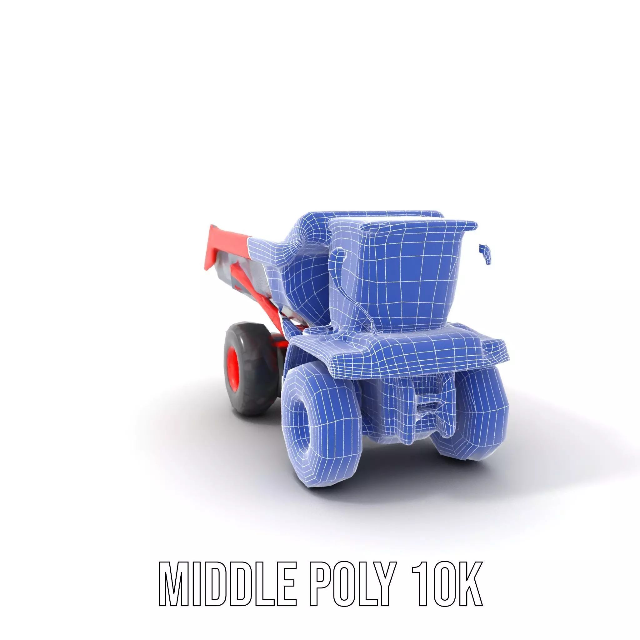 Robust Dump Truck model pack Low-poly 3D model_24