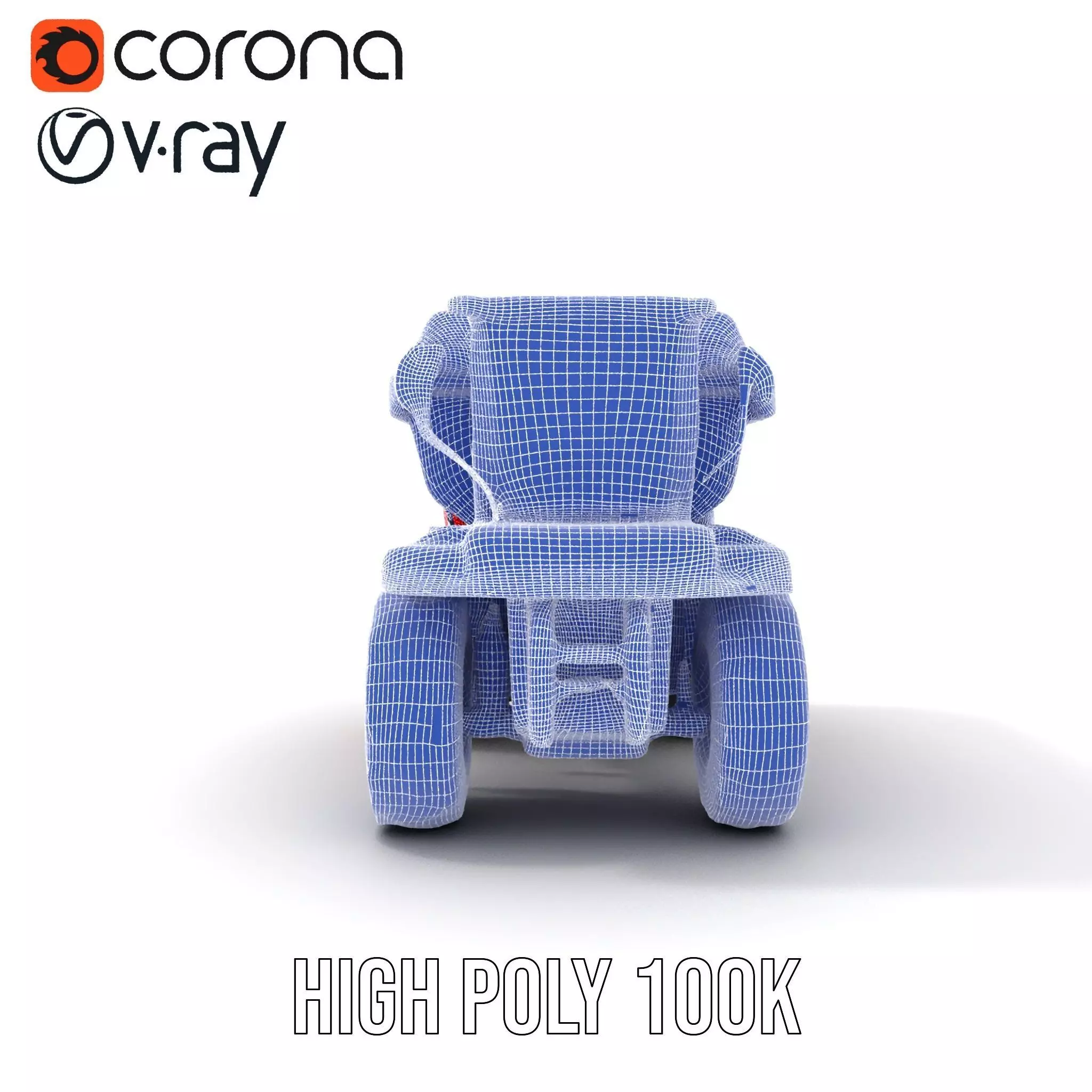 Robust Dump Truck model pack Low-poly 3D model_33
