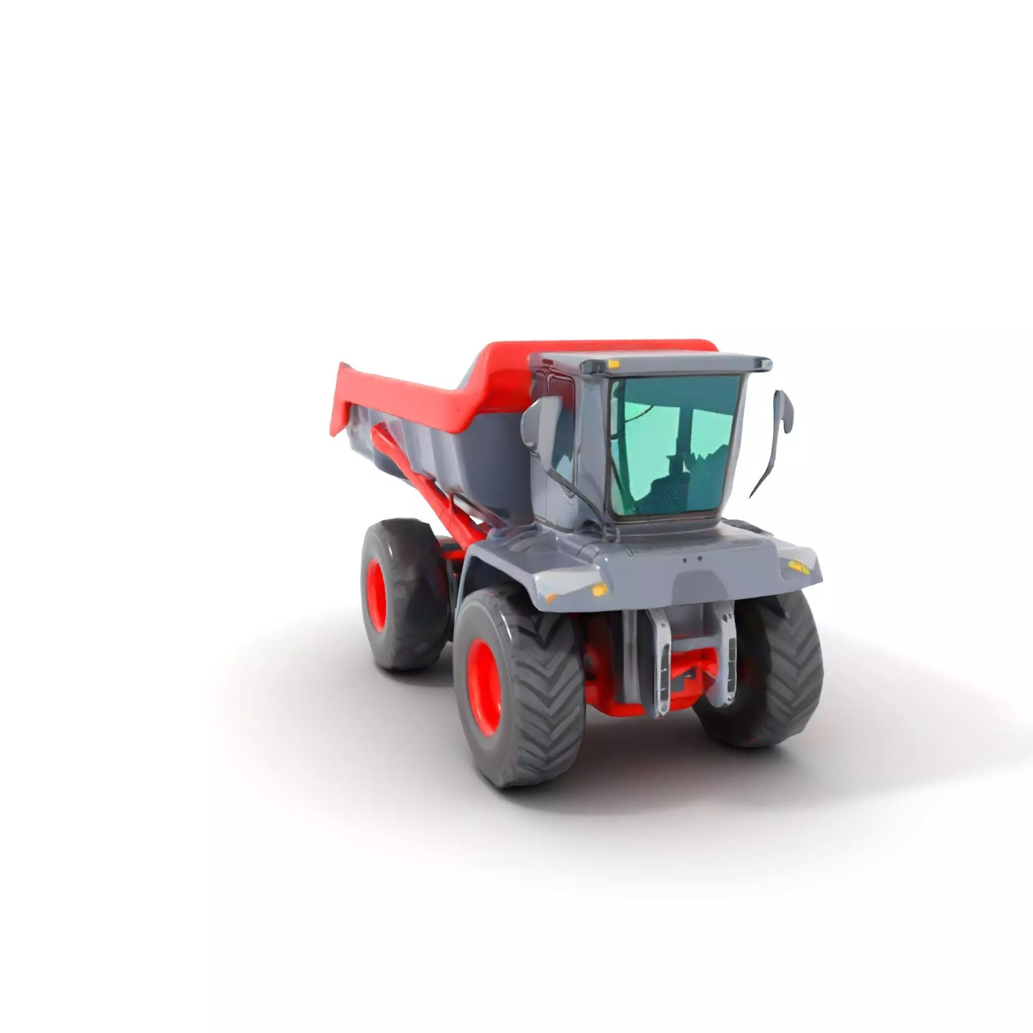 Robust Dump Truck model pack Low-poly 3D model_0
