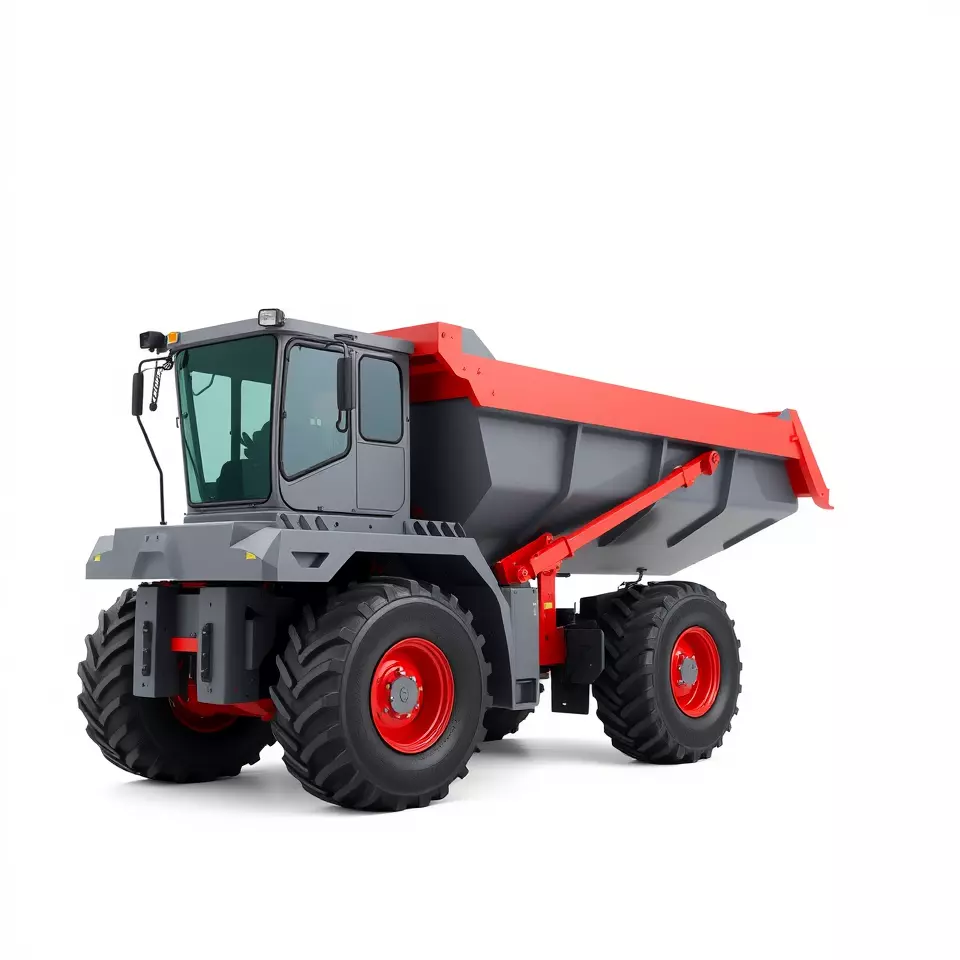 Robust Dump Truck model pack Low-poly 3D model_2