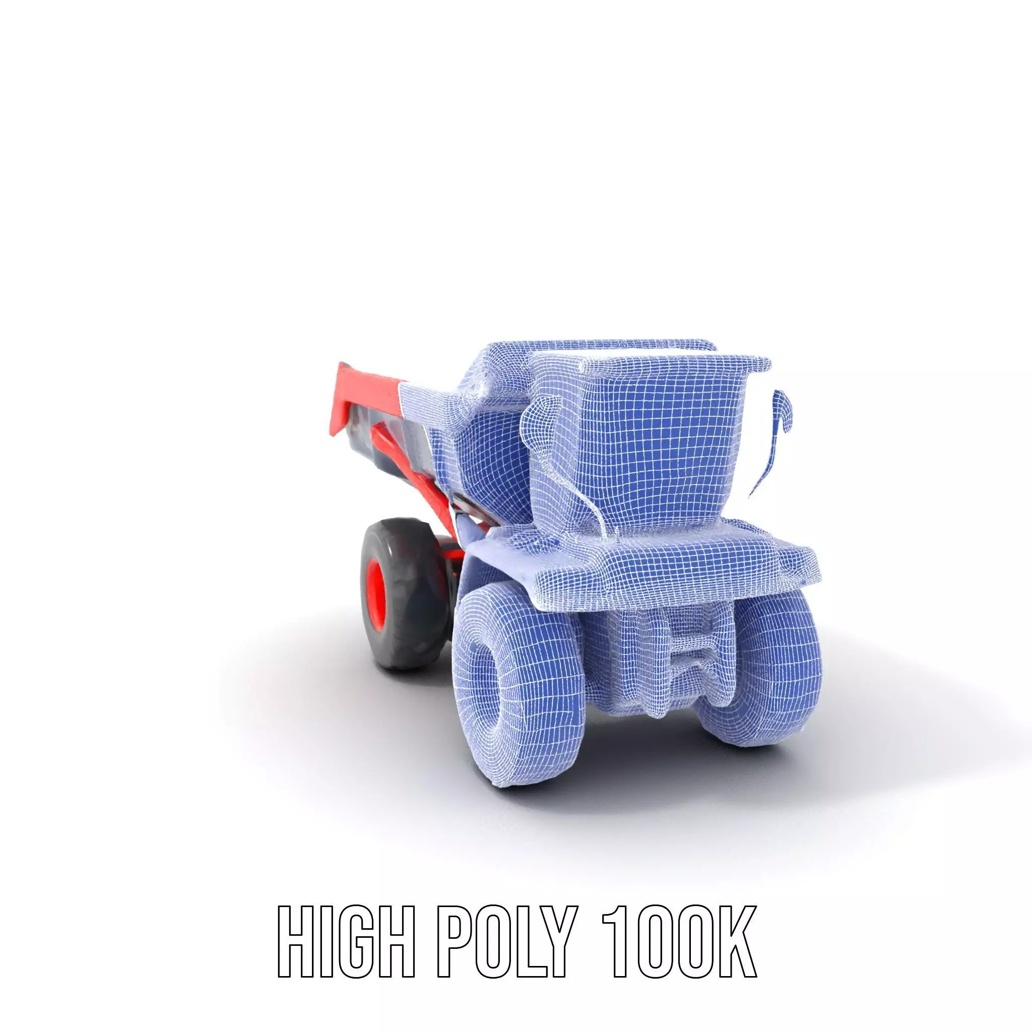 Robust Dump Truck model pack Low-poly 3D model_4