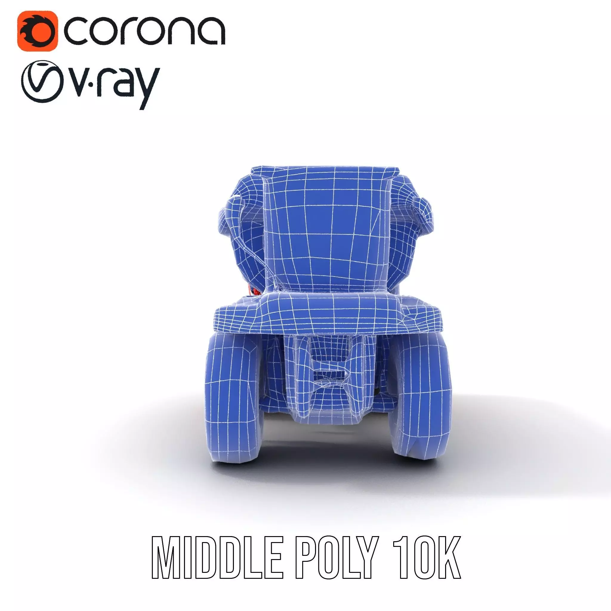 Robust Dump Truck model pack Low-poly 3D model_22