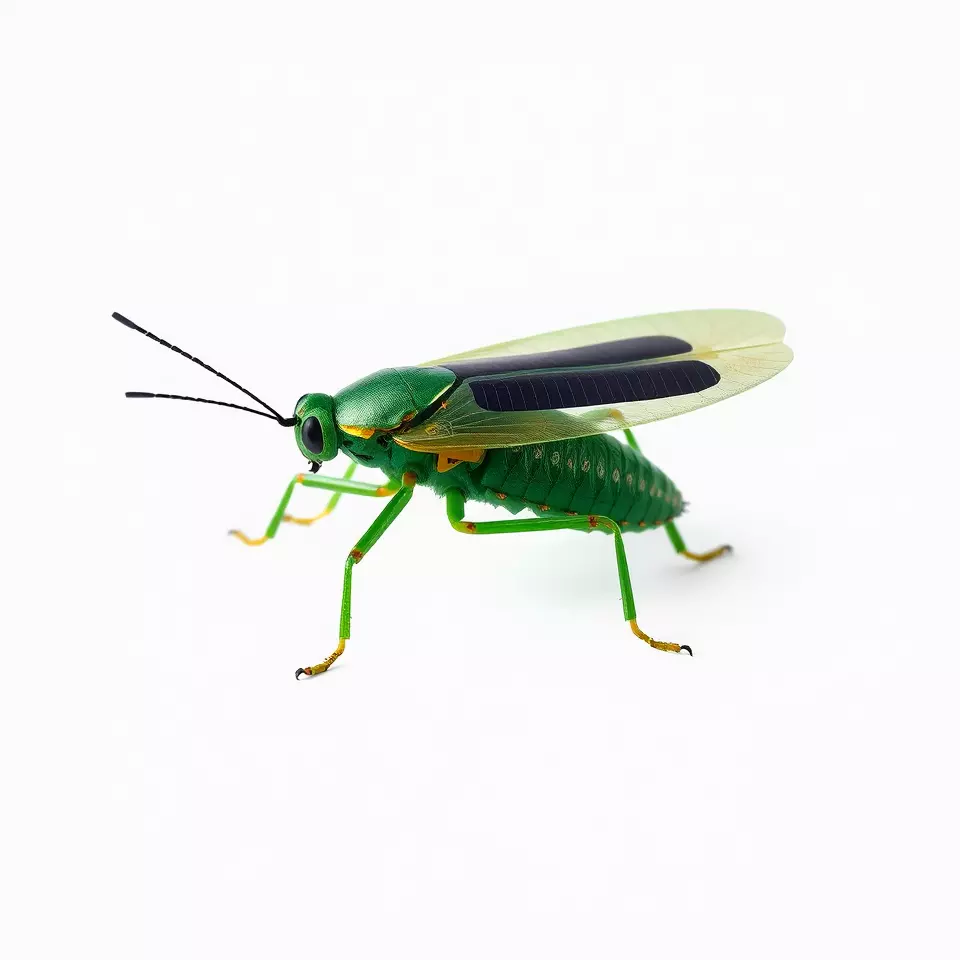 Green Insect Drone model pack Low-poly 3D model_2