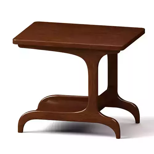 Orion Curved Wood Nightstand