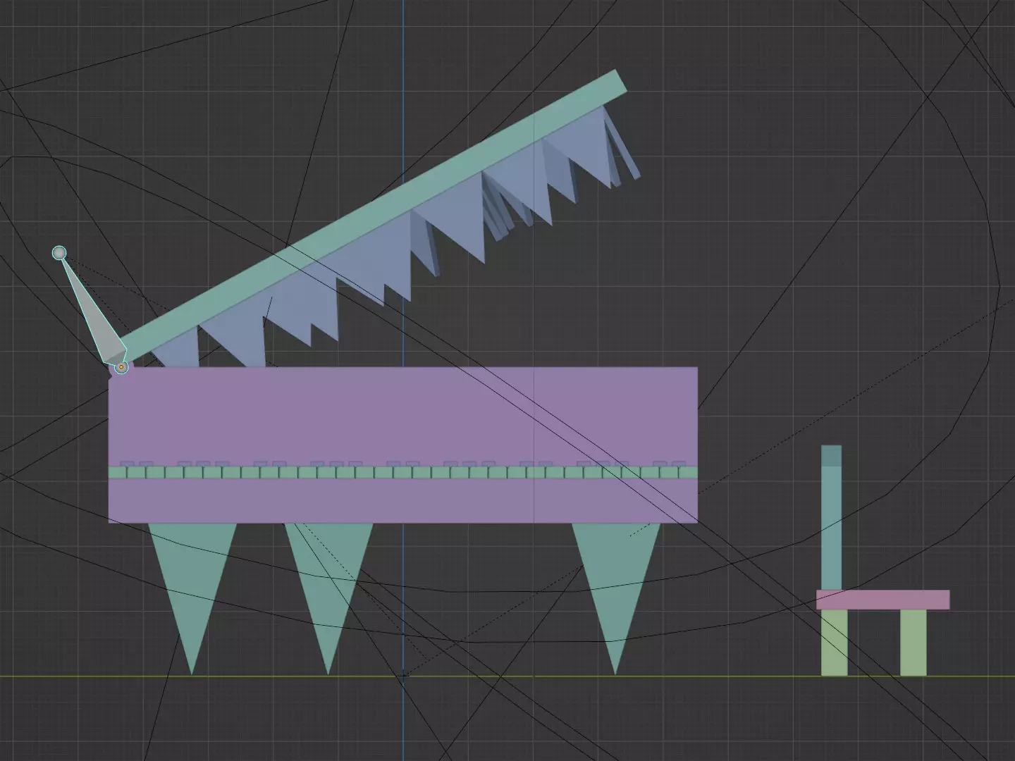 Mad Piano 3D print model_2