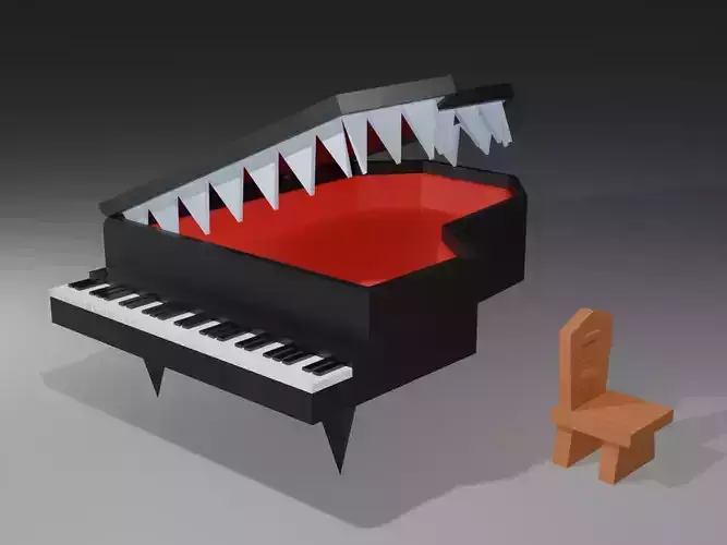 Mad Piano 3D print model