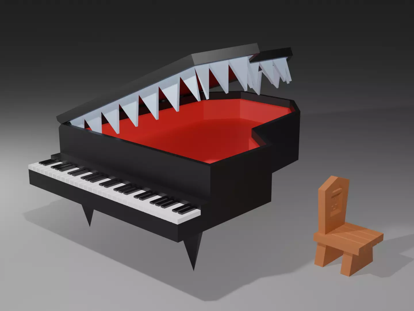Mad Piano 3D print model_0