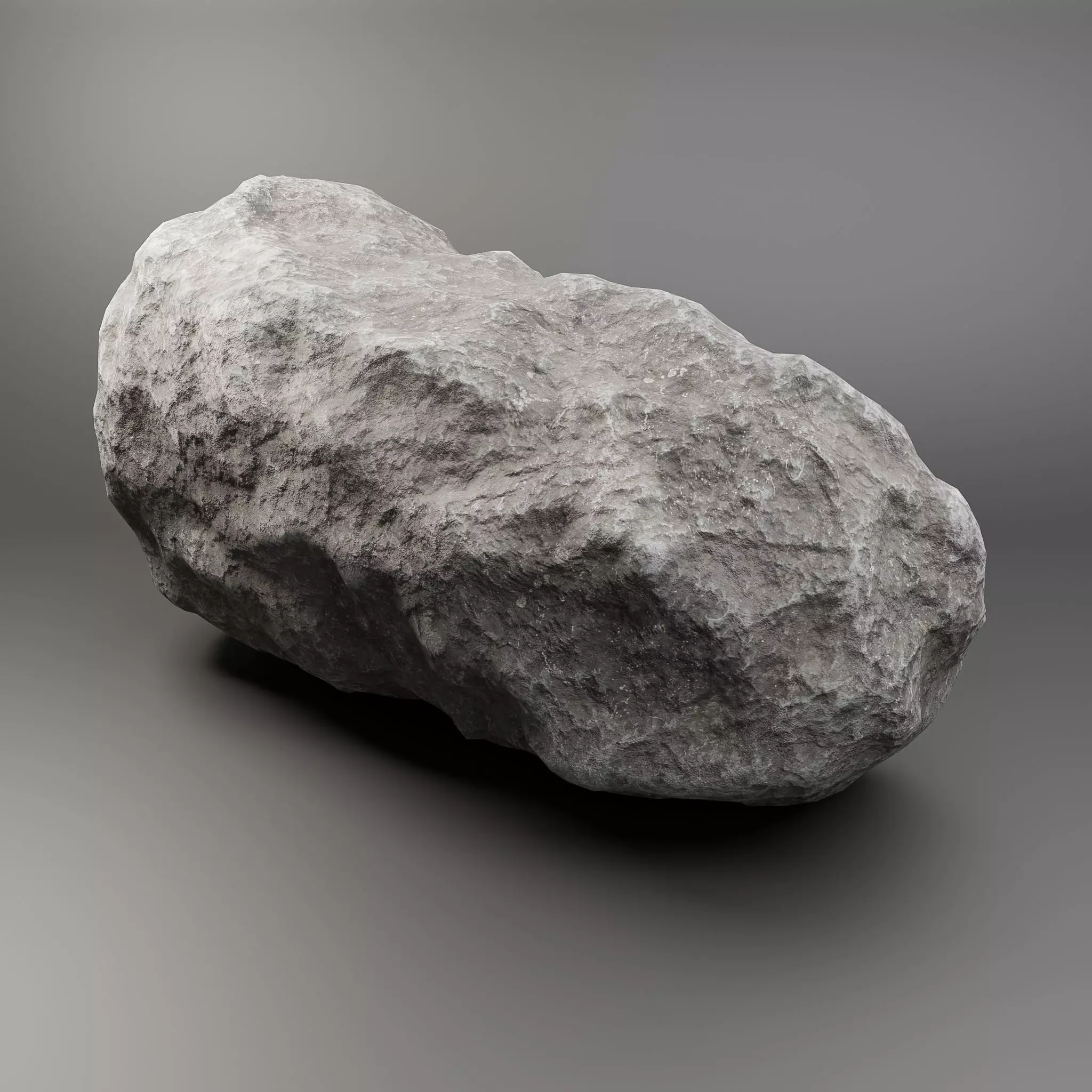 30 Low poly Rock Collection 3D model_21