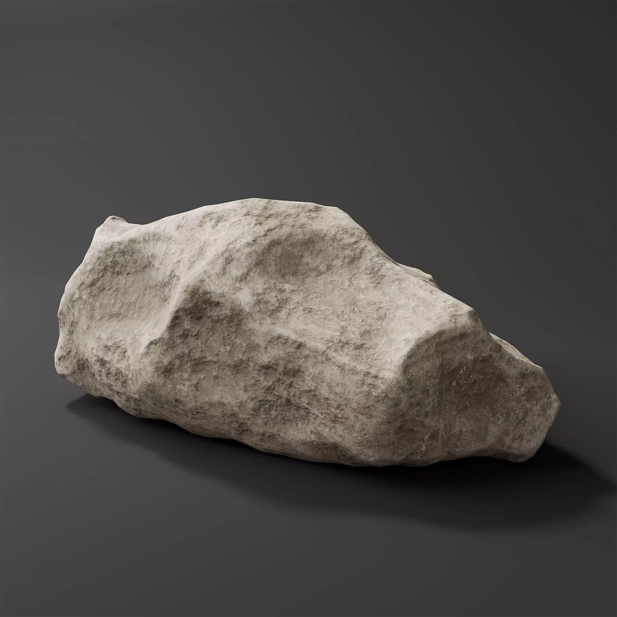 30 Low poly Rock Collection 3D model_28