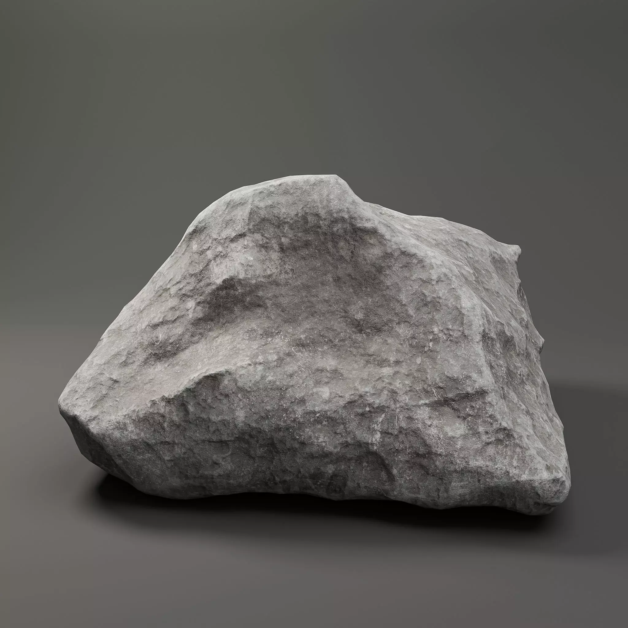 30 Low poly Rock Collection 3D model_24