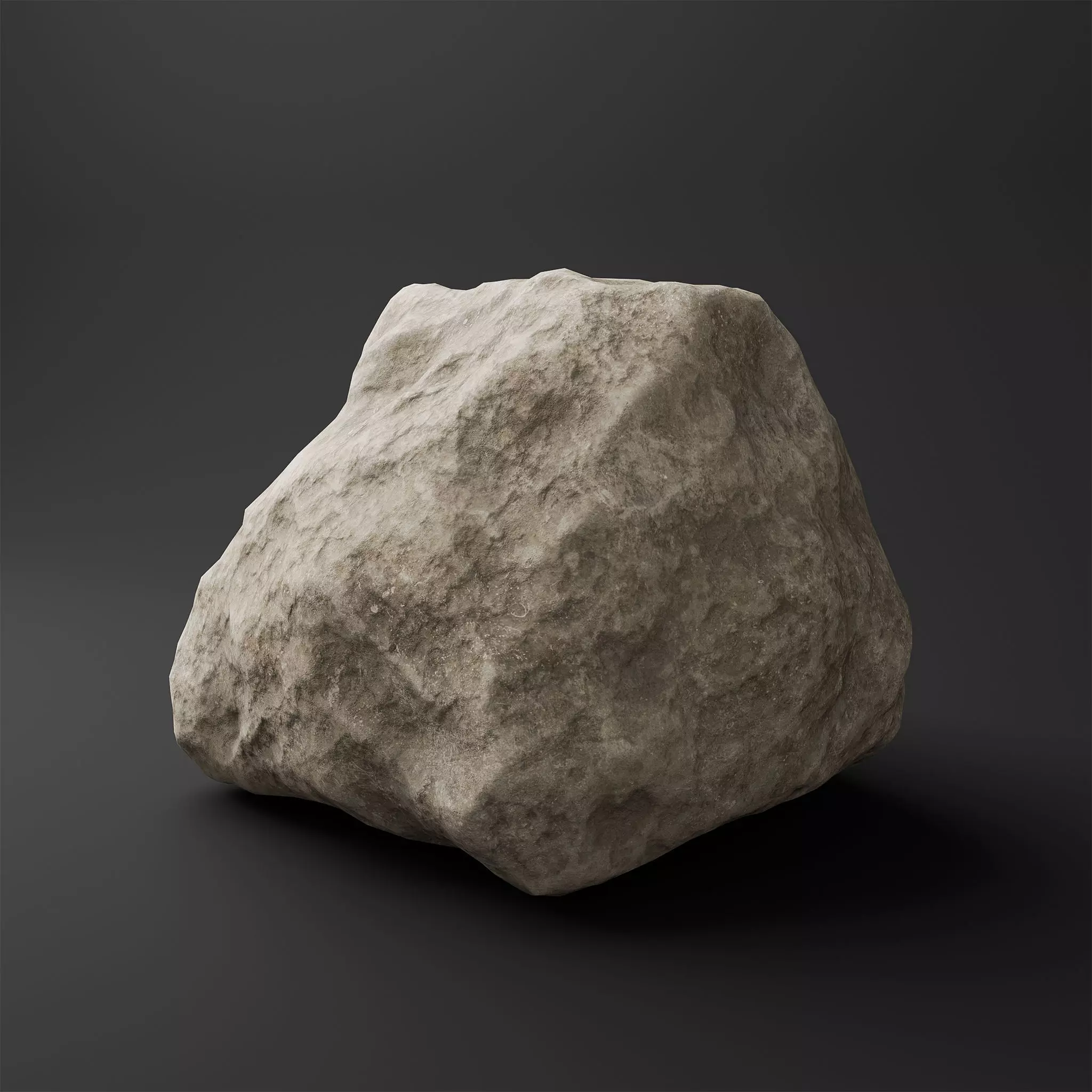 30 Low poly Rock Collection 3D model_29
