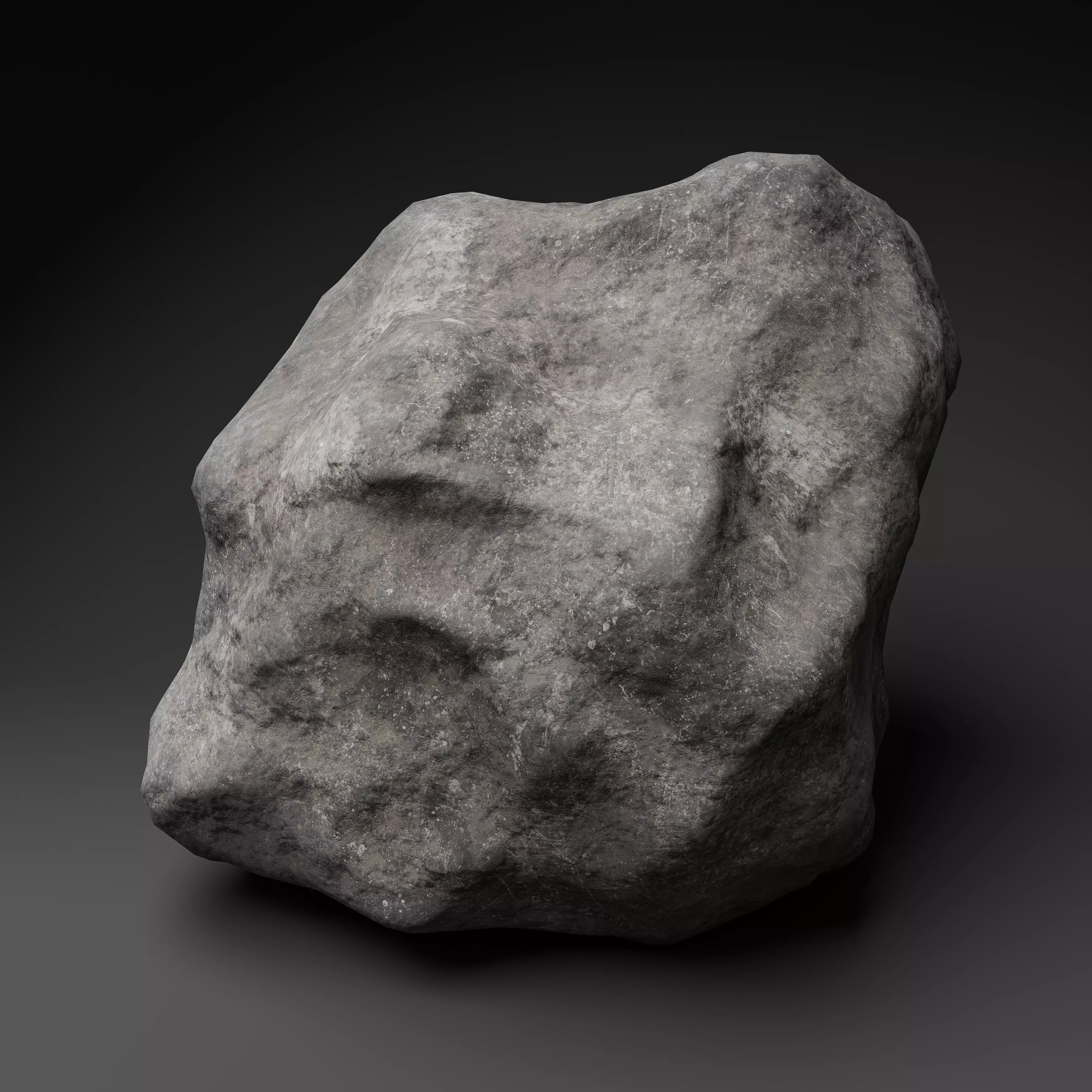 30 Low poly Rock Collection 3D model_32