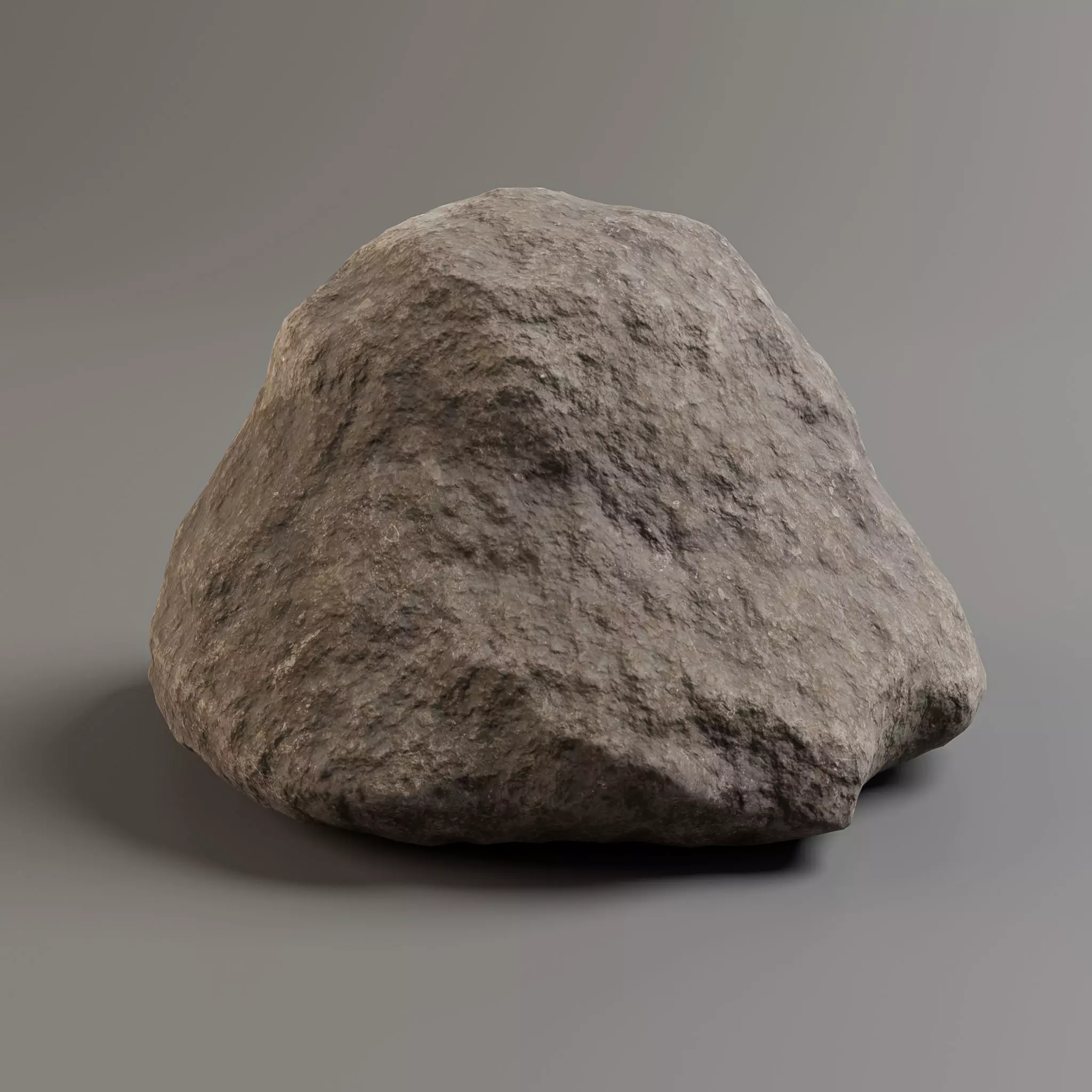 30 Low poly Rock Collection 3D model_19