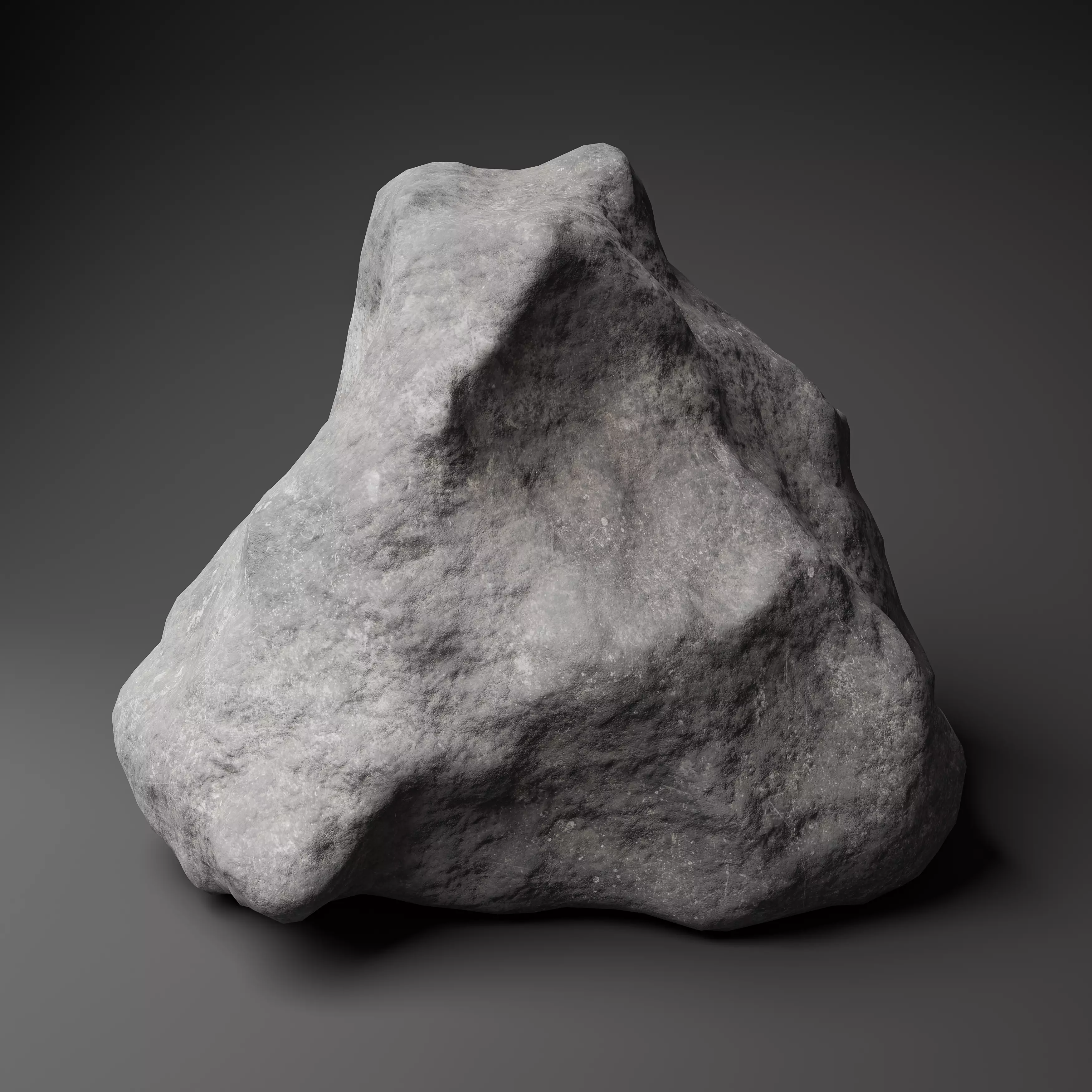 30 Low poly Rock Collection 3D model_34