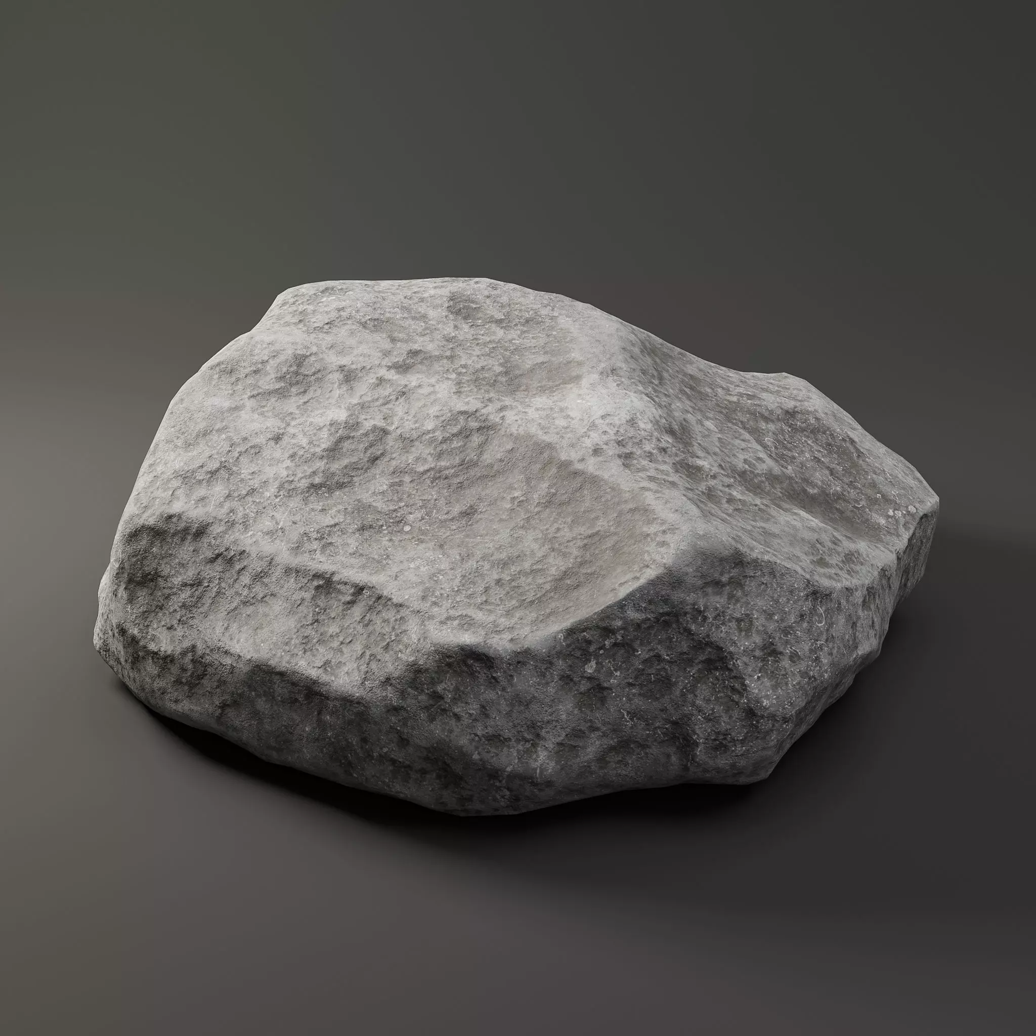 30 Low poly Rock Collection 3D model_23