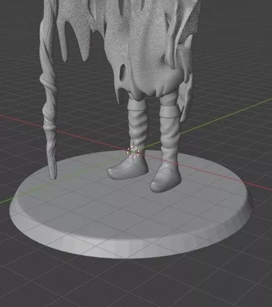 Pumpkin Scarecrow 3D print model_4