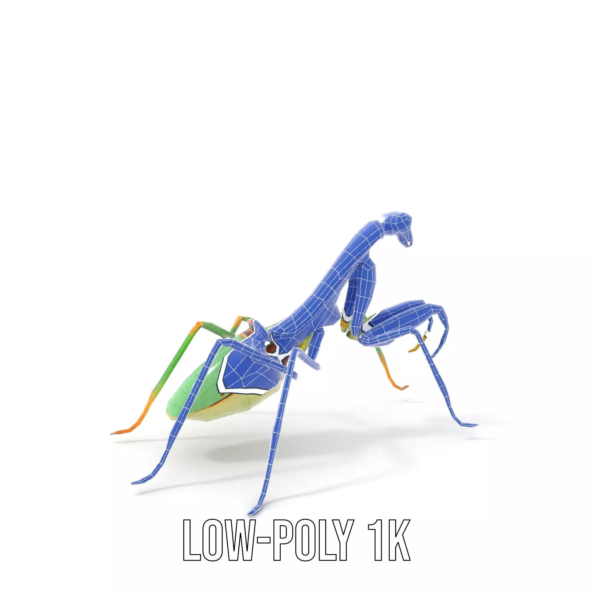 Mechanical Mantis model pack Low-poly 3D model_14