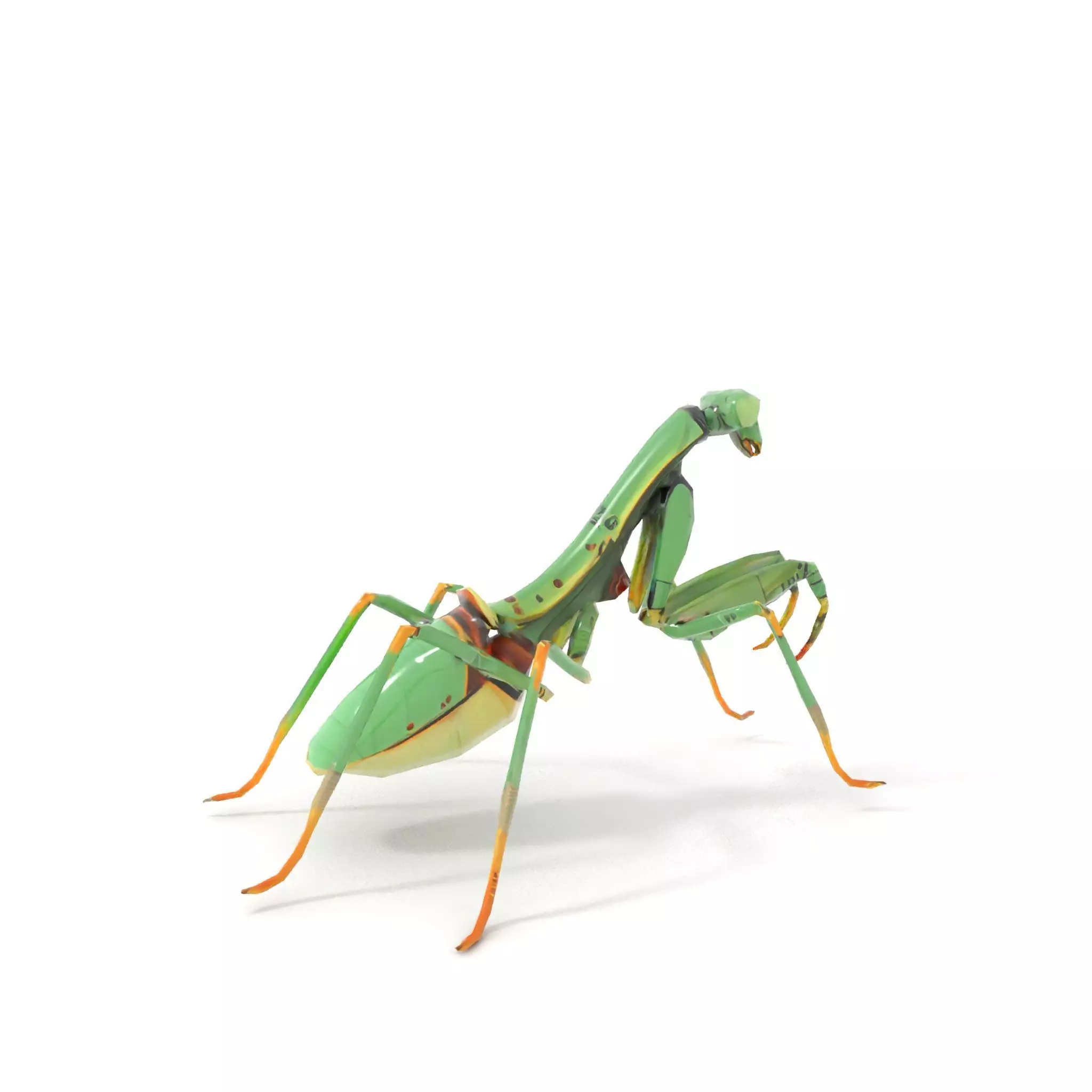 Mechanical Mantis model pack Low-poly 3D model_7