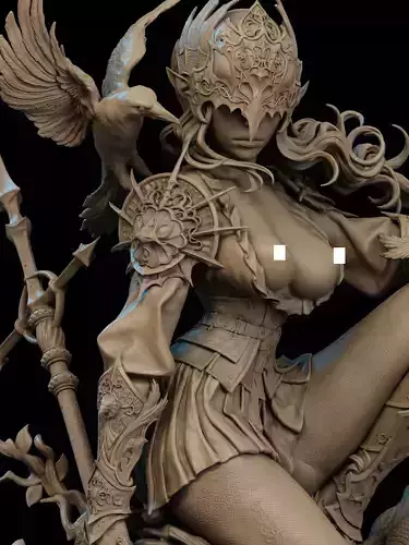 Lenora Queen of Crows NSFW 3D Print