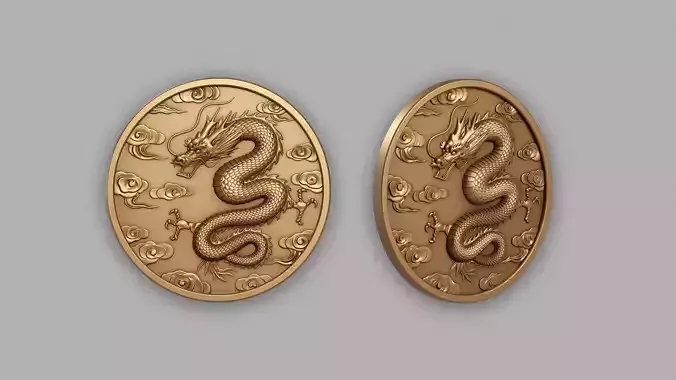 Ryu Dragon Medallion