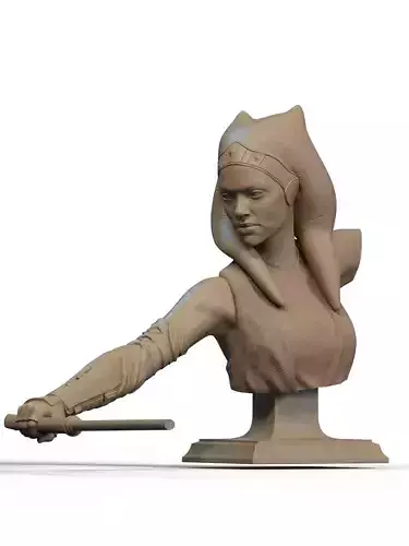 Ahsoka Tano Bust 3D print