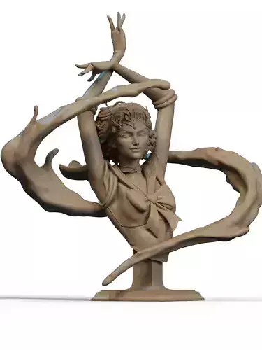 Mercury Bust 3D Print